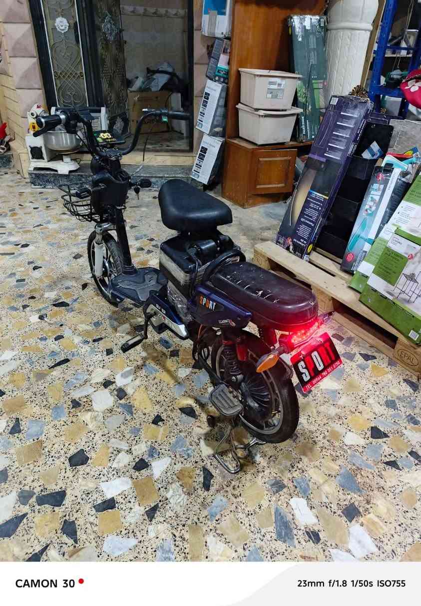 دراجه شحن • حجم ١٦ • بطاريات ١٠+