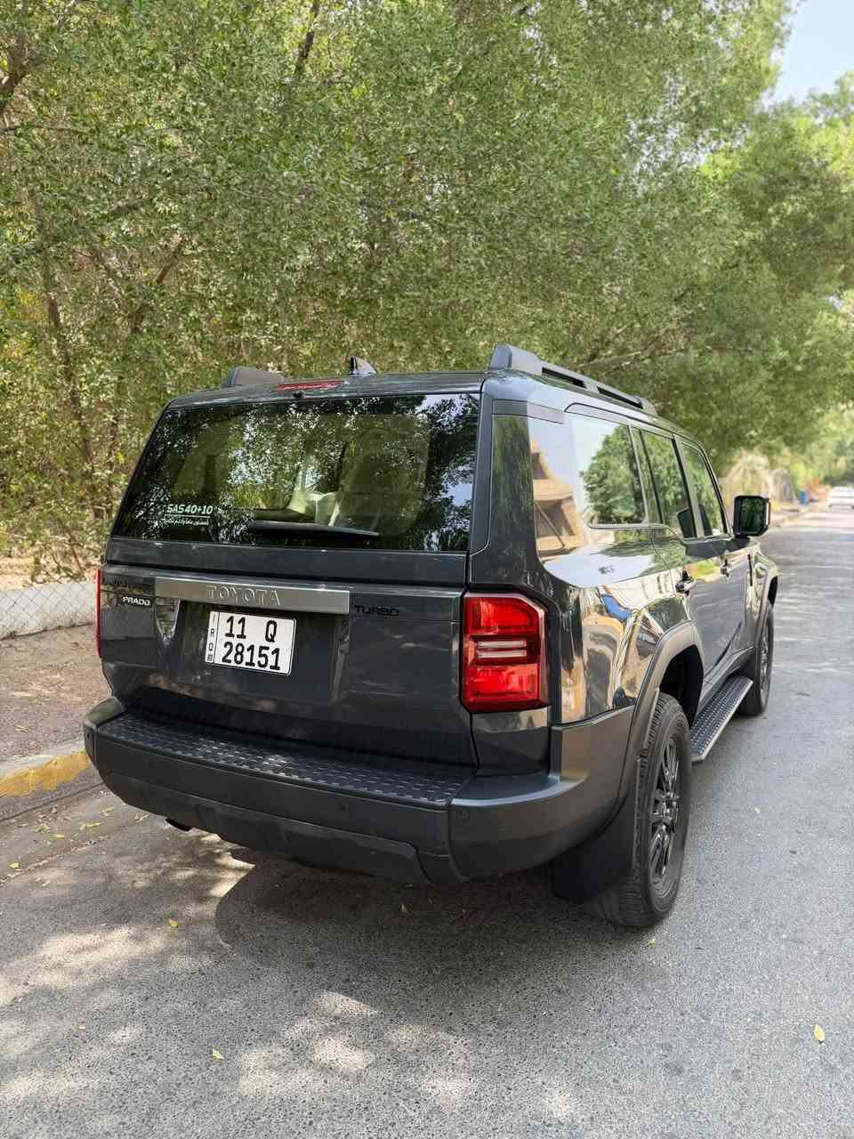 يا الله 
برادو 2024 R0 
ماشية 31 الف 
مغلفة ppf
وكالة ساز 
مكفولة كفالة عامة من كلشي 
السعر 67 مليون وبيها مجال 
مكان السيارة شارع فلسطين 
للاستفسار ***********
