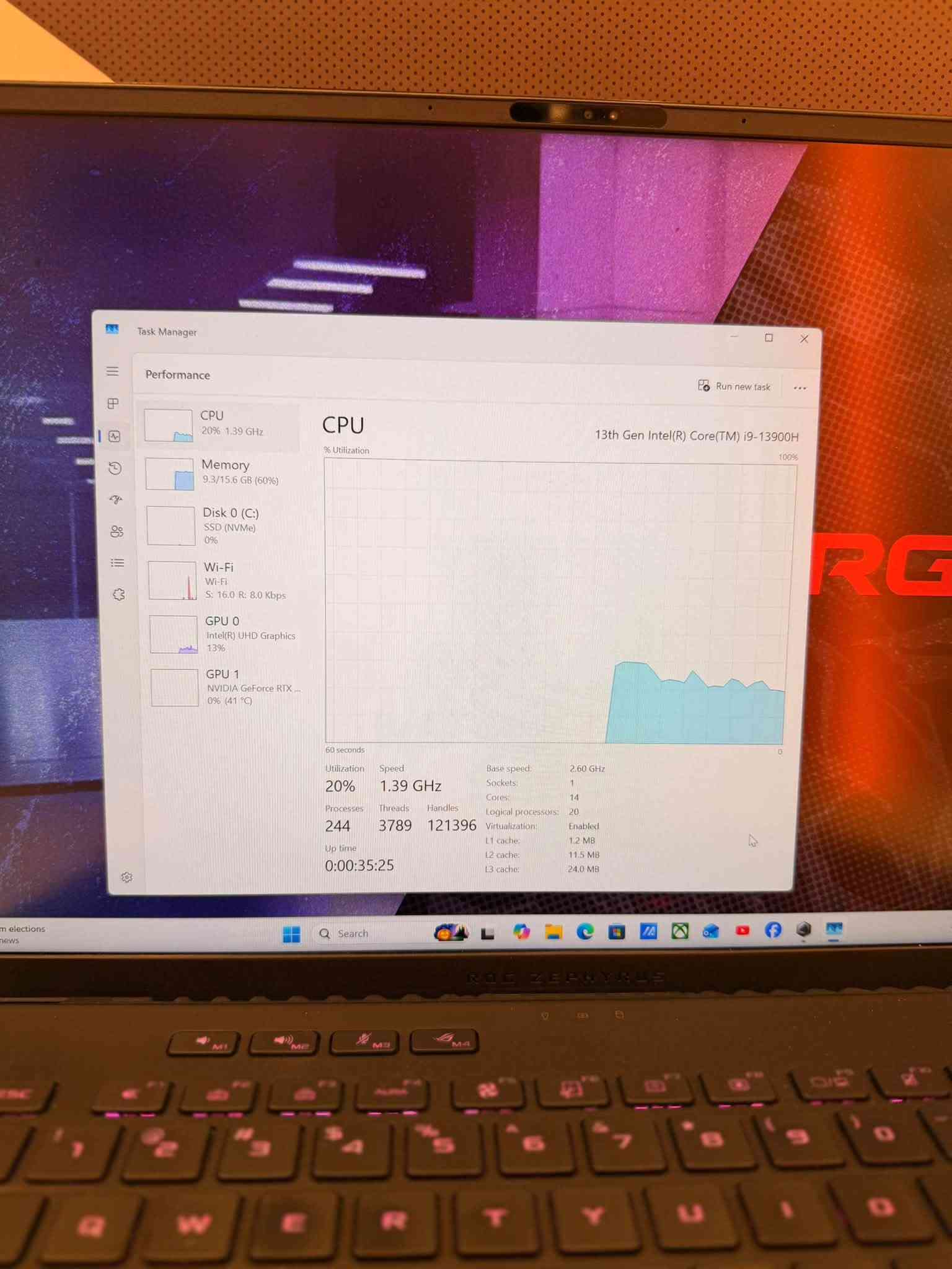 اسوس ROG Zephyrus G16 • RTX 4070 • نظيف ٩٥٪