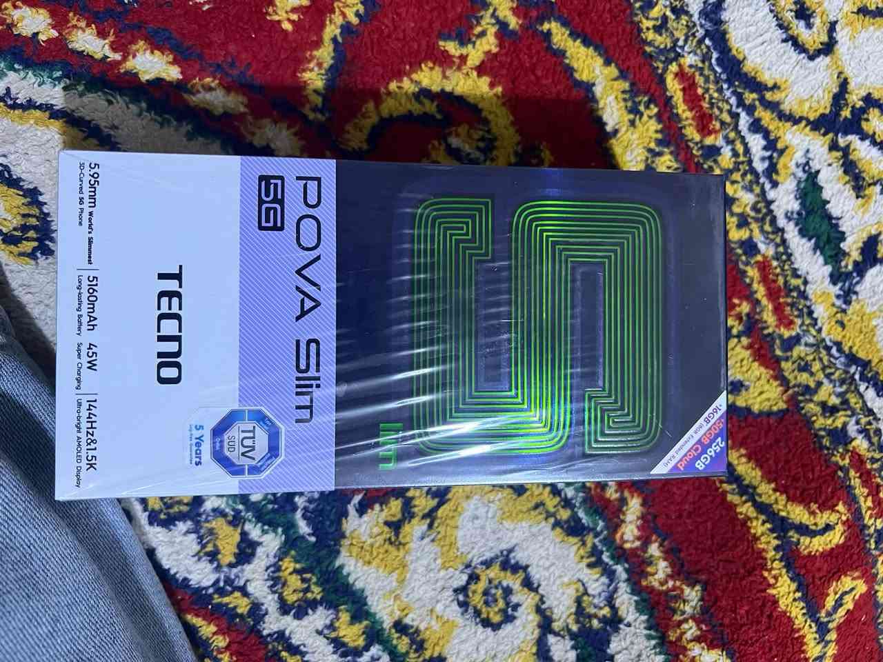 سلام عليكم جهاز TECNO POVA Slim 5G ذاكره 256جديد جهاز قبل يومين مشتغل خذيته ب425 رايده ب350 كلش نهايته جهاز كدامك جديد ب باكيت رقمي *********** مكاني ميسان مغربه
