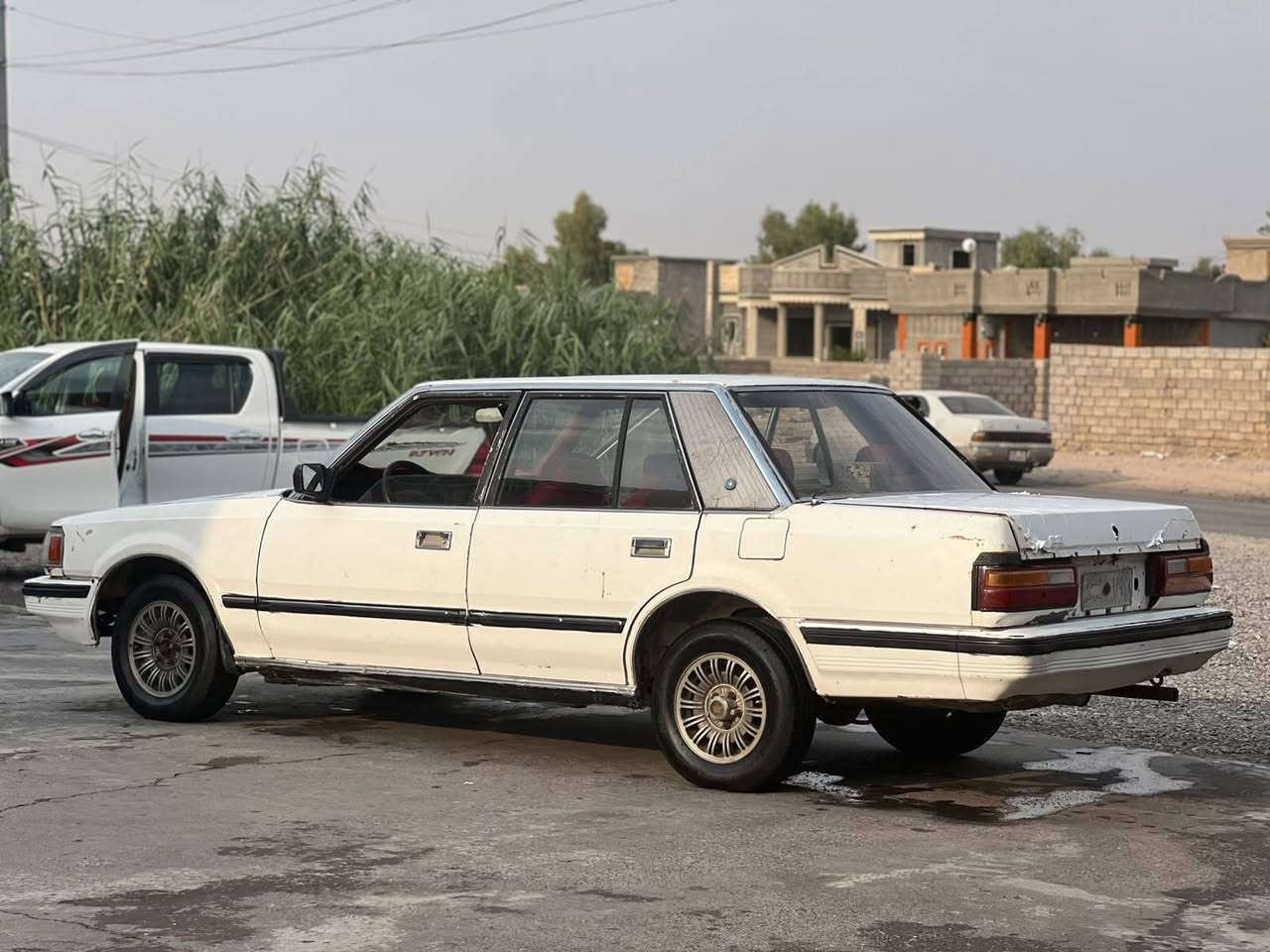 سلام عليكم
سوبر موديل 86
كير ومكينه بطه 2500
طخم تاير ات جديد
باتري جديد
كهربائيات شغاله
شرط التحويل
السعر 25
 البيع او مراوس حسب القناعه
رقم الهاتف ***********
