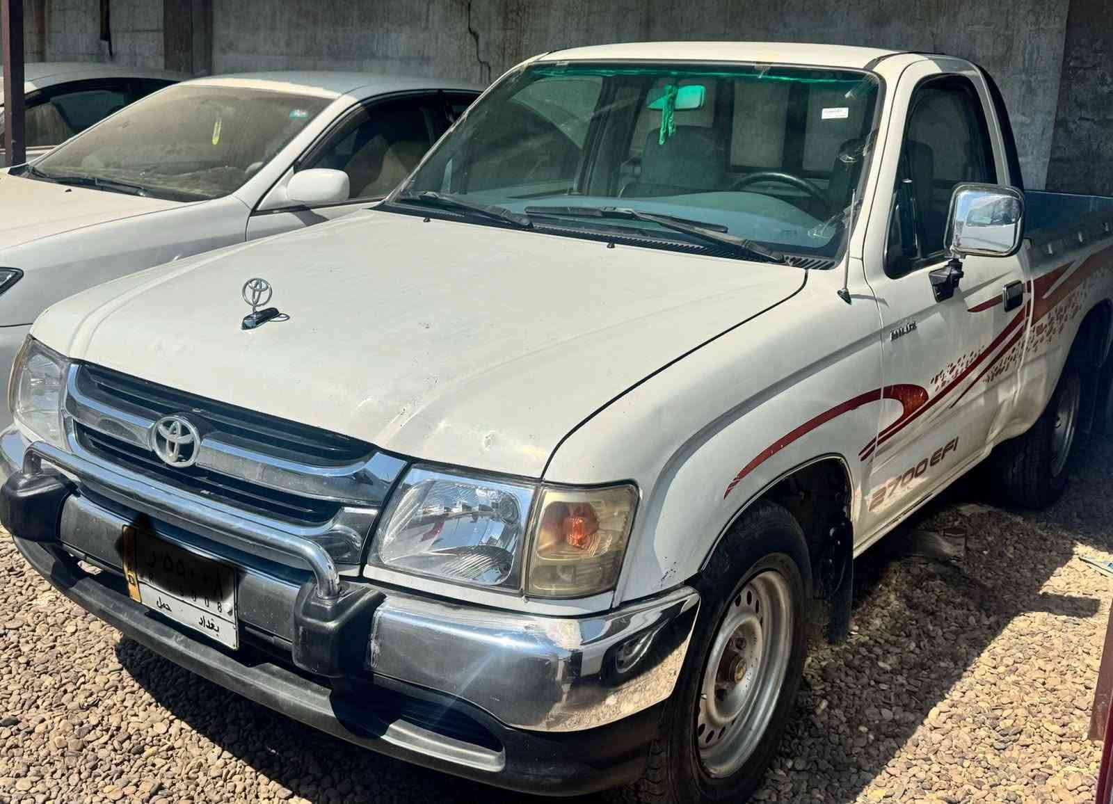 بيكم تيوتا موديل 2002 كير محرك صدر تبريد شرط 
محرك نوزل صبغ بقط براس الجاملغ الخلفي وبارد شيء قليل رقم بغداد تحويل مباشر
السعر 100 بيع او مرواس حسب القناعه
مكاني صلاح الدين الضلوعيه
***********
***********
