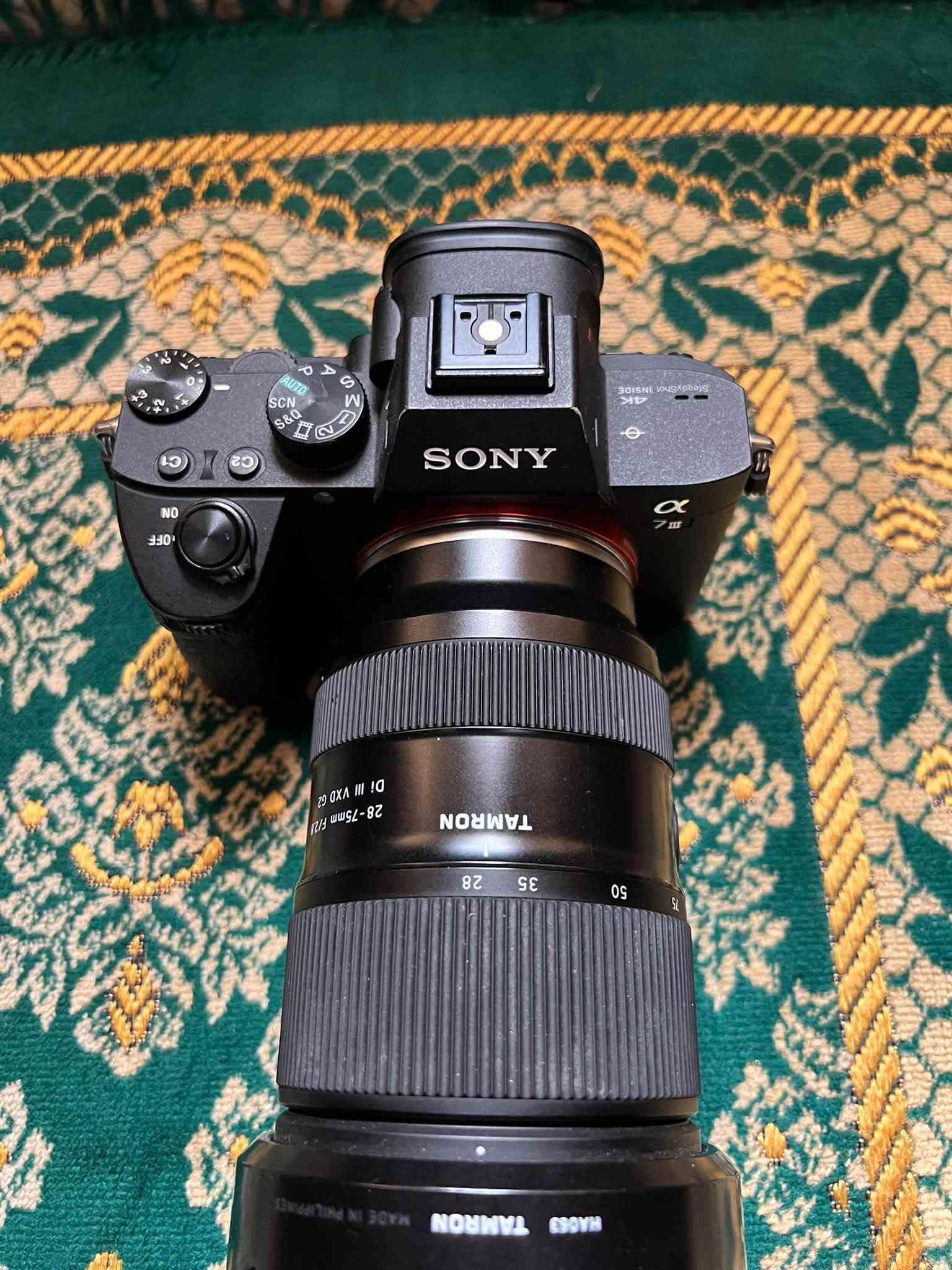 كاميرا سوني a7iii محدثة آخر تحديث نظيفة جداً مع عدسة تامرون 28-75 فتحه 2.8 جيل الثالث محدثة آخر تحديث والشتر موضح بالصوره بسعر مناسب للاستفسار خاص او واتساب ***********

نص مكتوب في الصور:
- AMERA SHUTTER COU
- Find out how many shots your Digital SLR ho
- RESULTS
- Shutter count
- 68759
- SONY ILCE-7M3
- Current value on eBay
- s an eBay Partner, this site may be compensated if you make a purchase using the above lin
- نشر X
- إذا كان هذا مفيدًا وكنت تحب الكاميرات، فاطلع على تطبيق سطح المكتب الجديد!