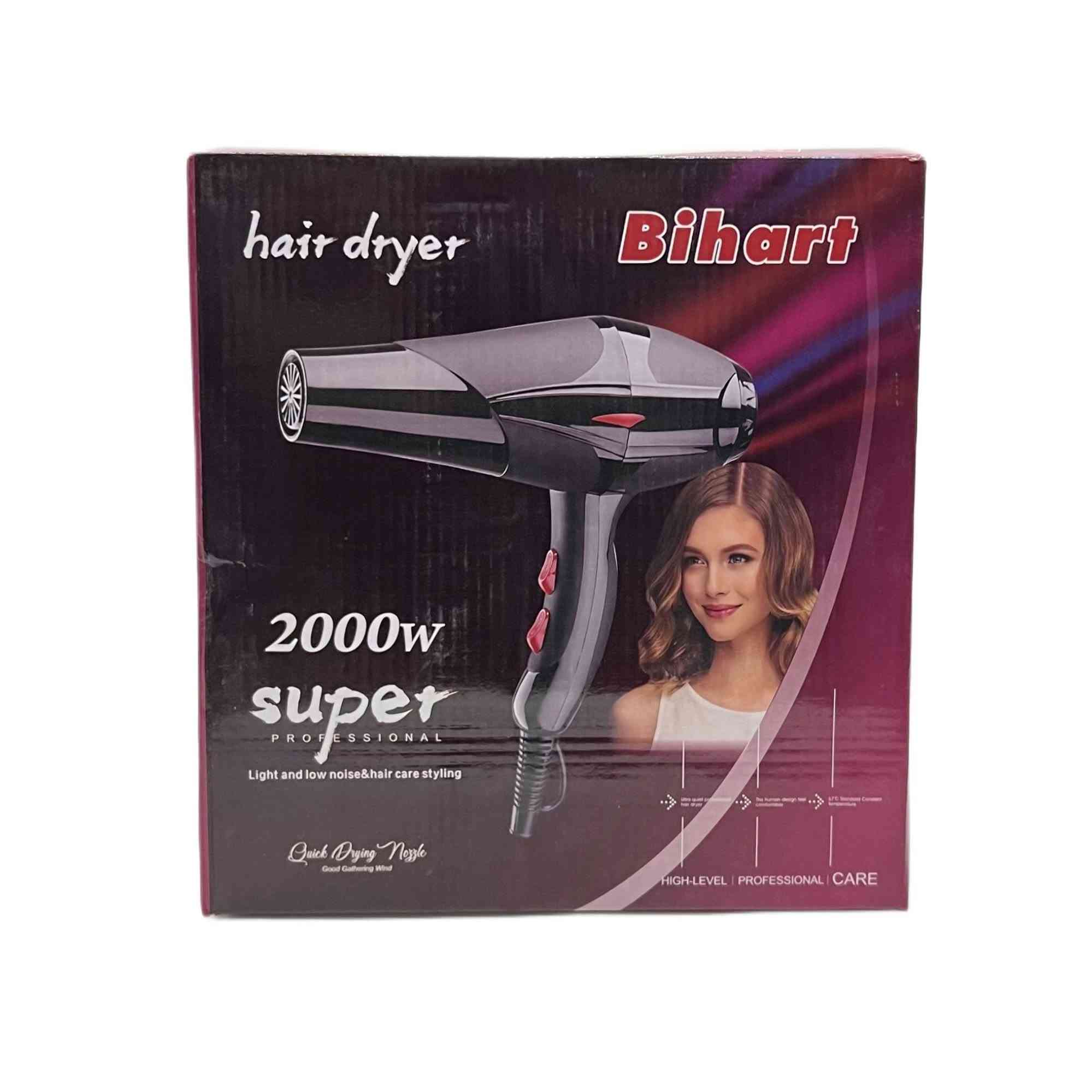مجفف شعر Bihart Super Professional بقدرة 2000 واط🪾

مجفف شعر عملي من Bihart مصمم للاستخدام اليومي، يجمع بين القوة والتصميم الاحترافي للعناية وتصفيف الشعر.

 • قدرة تشغيل 2000 واط🪻
 
• تصميم يدوي مريح مع أزرار تحكم جانبية
 
• يعمل على كهرباء AC 220V – 50Hz
 
• مرفق فوهة تركيز (Quick Drying Nozzle) لتحسين توجيه الهواء

 • القدرة: 2000 واط💢
 • الجهد الكهربائي: AC 220V
 • التردد: 50Hz

محتويات العلبة:
 • مجفف شعر Bihart
 • فوهة تركيز الهواء (Nozzle)🍃

السعر 20,000 مع التوصيل  *********** الاتصال🌲
