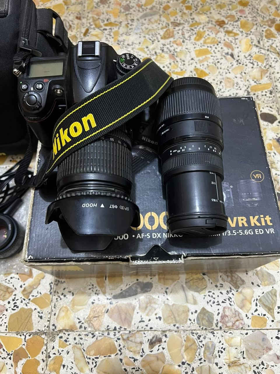 نيكون D7000 • ثلاث عدسات • نظيفة