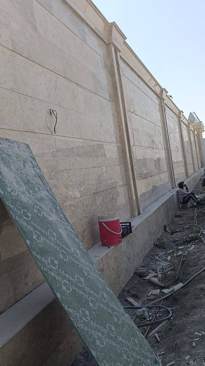 جمعة مباركة تم انجاز وتغليف واجهة بالمرمر ميكانيك في بغداد كادر عمل درجه اولى واسعار مناسبه والتزام بالموعد واتساب ***********.. ***********
