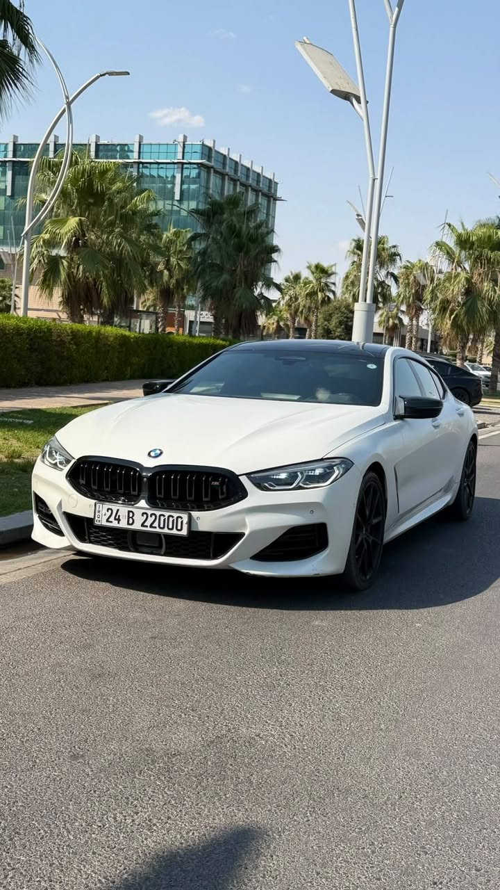 #للبيعBmw_850_2023_M8 
للبيع BMW850 (M) XDRIVE
وارد امريكي 3 قطع بخ امامي(بدون ايرباك)بدون اي ضرر داخلي..
اعلى مواصفات مقاعد لونين بلادي وسقف شاموه بانوراما رادار كبير قيادة ذاتية داتاشو 5 كاميرات 5 بردات رادارات كامل السيارة ابواب شفط وباقي مواصفات 
مغلف ppf Matt ضمان 10سنوات السيارة  بمواصفاتها نادرة جدا وبدون اي مسج نظيفة جدا جدا بدون نواقص صدر تبريد كهربائيات كله شرط 100٪ هزه وفحص جديد سيارة بأسمي تحويل مباشر ماشي 67 الف ميل قابل للزيادة..(السيارة حاليا غير رقم عليها) 
موقع السيارة اربيل
سعر مناسب جدا.. 
للتواصل والاستفسار
***********

نص مكتوب في الصور:
- BLOO Erbil, Iraq