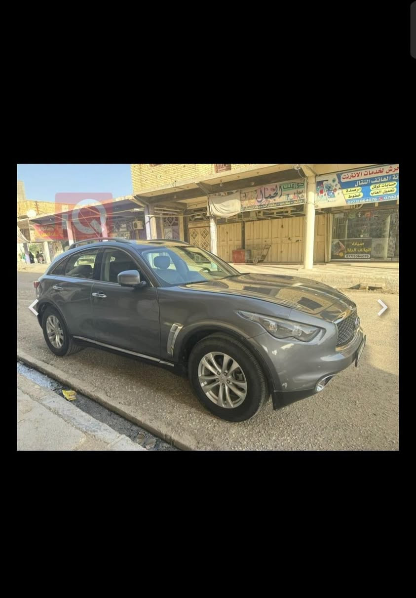 Infiniti QX70  2017

المواصفات فول 1/1 :👇

- محرك ٦ سلندر3700 
-4 كامرات 360درجه
- بصمة تشغيل مع بصمة ابواب 
- فتحة سقف سلايد روف
- صندوق شفط كهرباء 
- شفتات ستيرن تبترونك
- داخل لون اسود+ لون فيراني
- كشنات جلد / تبريد و تدفئه
- كراسي كهرباء / خزن ميموري
- ستيرن كهرباء
- دمام خلفي مع سستم صوت BOSE  سماعات9
- تبريد منفصل قطعتين 
- اشارة ترحيب / مري قلاب و شفط
- حساسات خلفية
- دبل اكزوز
- زينون عالي / ناصي / بلوجكترات
- ويل حجم 18 اصلي+تخم تاير
او السياره كلش نضيفه او نصبتها حلوه تاخذها متصرف علياها دينار يعني كبل تشغل او تطلع
ـ رقم دهوك تحويل 

الحادث/  سونار مرفق بل صور

السعر./110ورقه وبيها مجال تره ابلاششش مقارنه لين هيه QX70.ومديل2017

راسني عل خاص او عل رقم وتدلل
 
العنوان: الكوت

للستفسار: ***********
