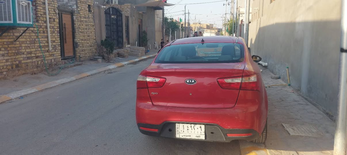 ‎السلام عليكم كيا ريو موديل 2013 
سياره نظيف من كل نواحي تبريد حداديه تخم تاير 
***********‎ حمزة, القادسية
