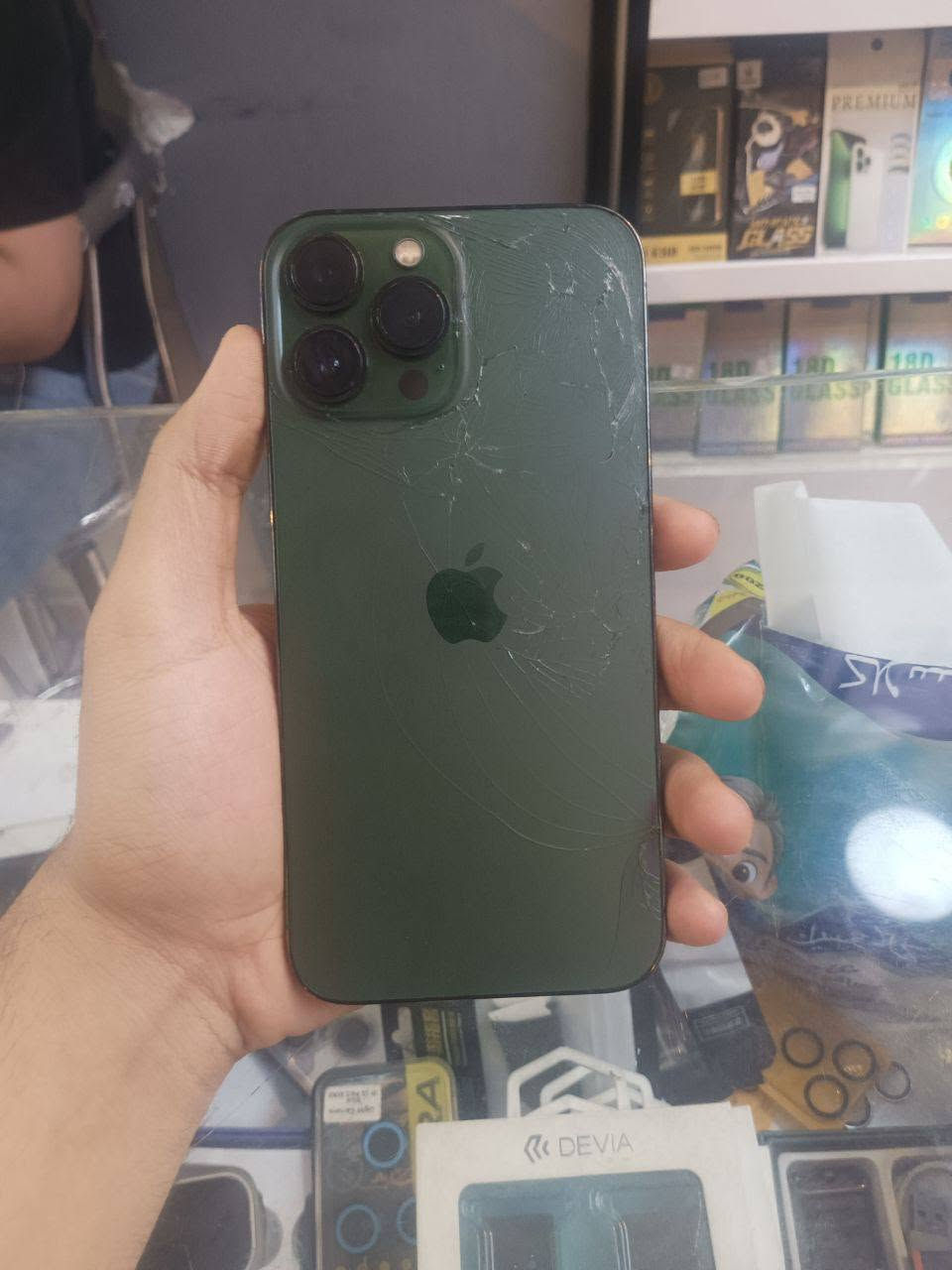 📱 آيفون 13 برو ماكس
💾 الذاكرة: 256GB
📱 الشاشة: مبدلة، نوعية كلش حلوة ✨
🔐 Face ID: شغال
📶 الاتصال والسيم كارت: شغال
📷 الكاميرات: شغالة
🔊 الصوت والمايك: شغال
✅ باقي الجهاز: كله شغال

📍 بغداد – الكرخ – الحرية

💰 السعر: 445 ألف

📞 للتواصل: ***********

نص مكتوب في الصور:
- حول
- الاسم
- iPhone
- إصدار iOS
- 26.6.1
- اسم الطراز
- iPhone 13 Pro Max
- رقم الطراز
- MNCQ3LL/A
- الرقم التسلسلي
- M42XRWG6Y4
- سجل تاريخ القطع والخدمة
- الأغاني
- الفيديوهات
- الصور
- السعة
- ٢٥٦ غ.ب.
- متوفرة
- ٢٣٦,٧٥ غ.ب.
- عنوان Wi-Fi
- E8:5F:02:BE:83:2A
- Bluetooth
- E8:5F:02:D1:B3:EB