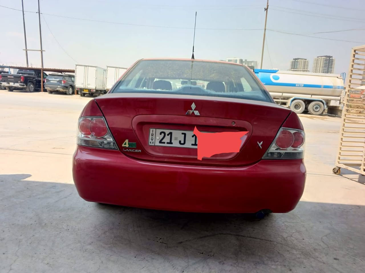 ميتسوبيشي لانسر 2009 احمر حزام صبغ سنويه جديده هزه جديده للبيع*********** السليمانية, العراق
