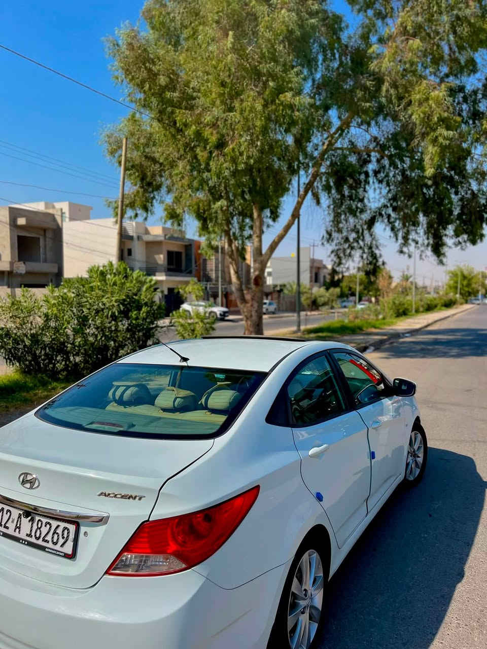 🚗 للبيع هيونداي أكسنت موديل 2012
🔹 اللون: أبيض
🔹 السيارة كلش حلوة ونظيفة
🔹 اقتصادية جداً بالبنزين ⛽️
🔹 بيها قطعة صبغ صغيرة وقطعة بارد صغيرة
🔹 الاستخدام جيد والسيارة جاهزة للفحص

📍 المكان: الموصل
📞 للتواصل: ***********
