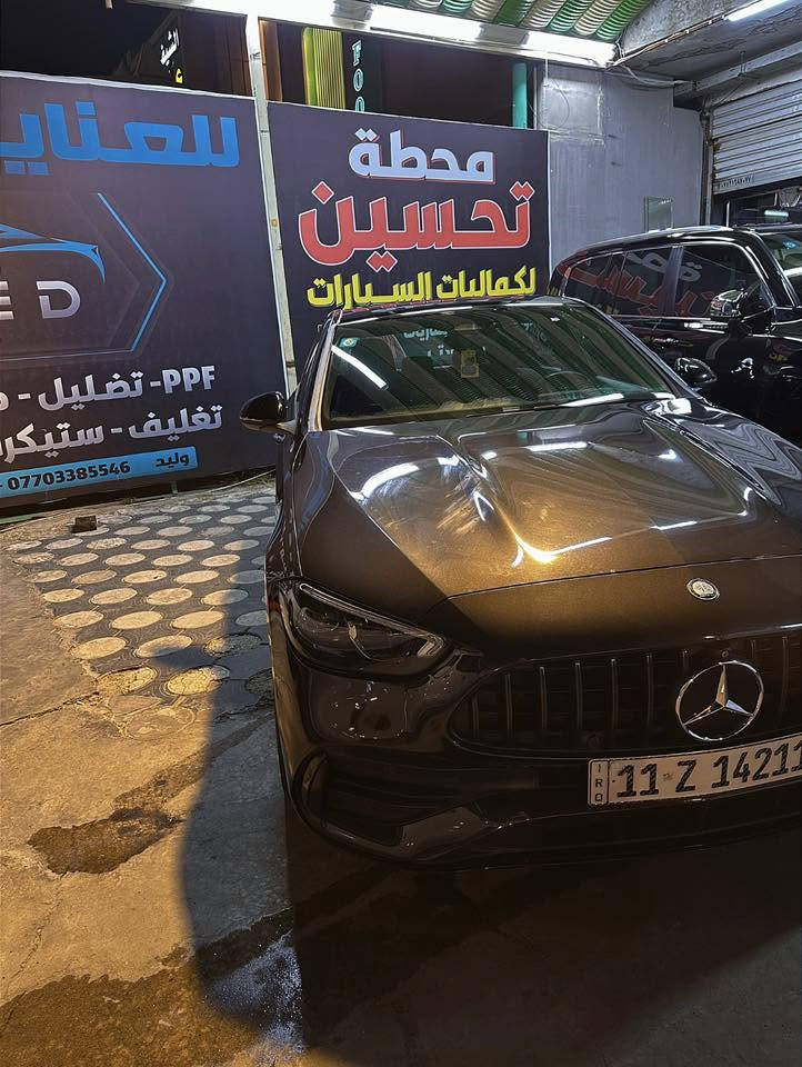مارسيدس c43 فول AMG موديل 2024
محرك سعة 2.0 لتر (4 سلندر) مزود بشاحن توربيني مع نظام هجين خفيف 48 فولت (Mild Hybrid) بقوة 402 إلى 408 حصان وتسارع من 0 إلى 100 كم/ساعة 4.6 ثانية
المسافة المقطوعة : 9 الف قابل للزيادة
اللون الخارجي dark grey
اللون الداخلي أسود وحزام احمر
السيارة وارد أمريكا حادثها جاملغ خلفي جهة السايق
اعلى مواصفات بالC
فول AMG أصل ومختمة بكل مكان
(اكزوز) Performance Exhaust نظام العادم الرياضي
كاميرات 360 درجة
ستيرن G
Ambient Light إضاءة داخلية 64 لون
عداد رقمي
فتحة سقف بانورامية
الإضاءة الأمامية نظام بروجيكتور (Digital Light)
نظام الصوت (Burmester 3D)
تسخين كراسي
بروجكتر
نظام الواقع المعزز
مرايا جانبية تنحني أوتوماتيك
نظام النقطة العمياء
5 وضعيات قيادة
ECO, Comfort, SPORT, indivisual
تحكم كامل من المقود
نظام تنبيه قبل التصادم
مساعد ركن السيارة (Active Parking Assist)
دخول ذكي بدون مفتاح
بلوتوث للمكالمات والصوتيات (أبل كار بلاي بدون كابل)
نظام Eco لتقليل استهلاك الوقود
شاحن لاسلكي
وبعد بيها هواي مواصفات
السيارة بعدها على وضع الشركة رقمها بغداد ومكانها بغداد بأسمي
السعر 50,000$ (5 شدات) وبيها مجال
رقمي ***********
