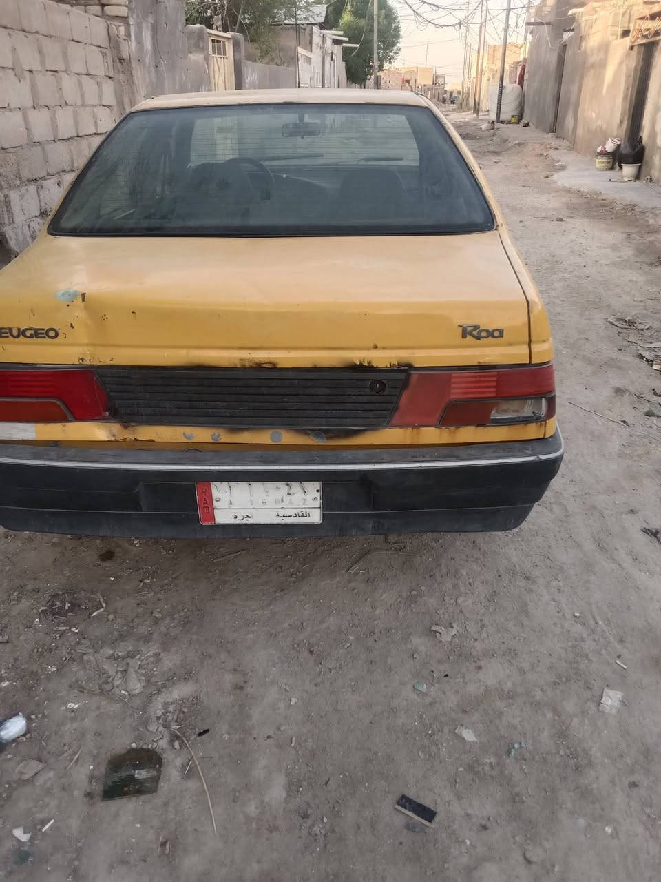 سلام عليكم بيجو روة لبيع 27 نجف سعر ١٥ وبيهة مجال سيارة بيها كازكت مكاني سماوة ***********

