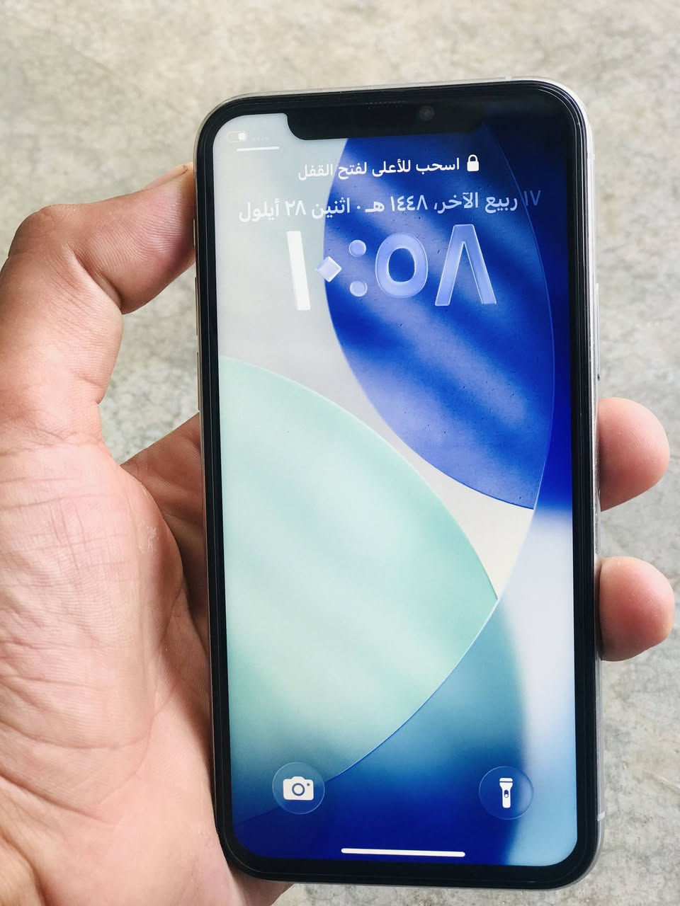 سلام عليكم ايفون 11برو المبايل نضيف حيل ذاكره 256بطاريه 85المبايل بلادي السعر 340وبي مجال العنوان القياره الستفسار خاص
