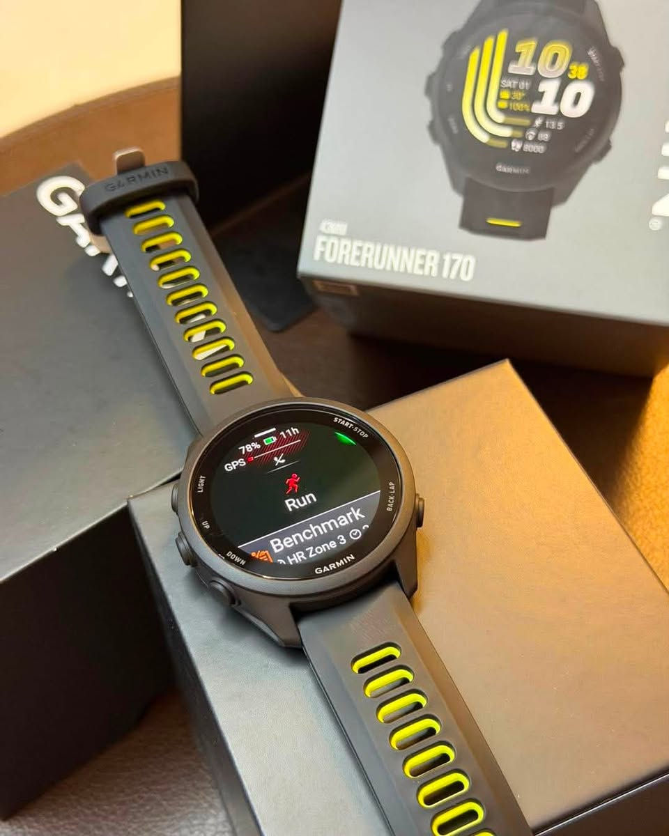 توفر الان اخر واحدث إصدارات Garmin forerunner 170 بنسخة عادية و نسخة Music 
سعر النسخة العادية 450 الف دينار 
سعر نسخة Music 525 الف دينار 
وتوفر نسخة forerunner 70 بسعر 375 الف دينار 
مع ضمان سنة استبدال 
والتوصيل مجاناً وهدية سدادة شحن للحجز خاص او واتساب 
*********** 
#garmin #جارمن #Forerunner170
