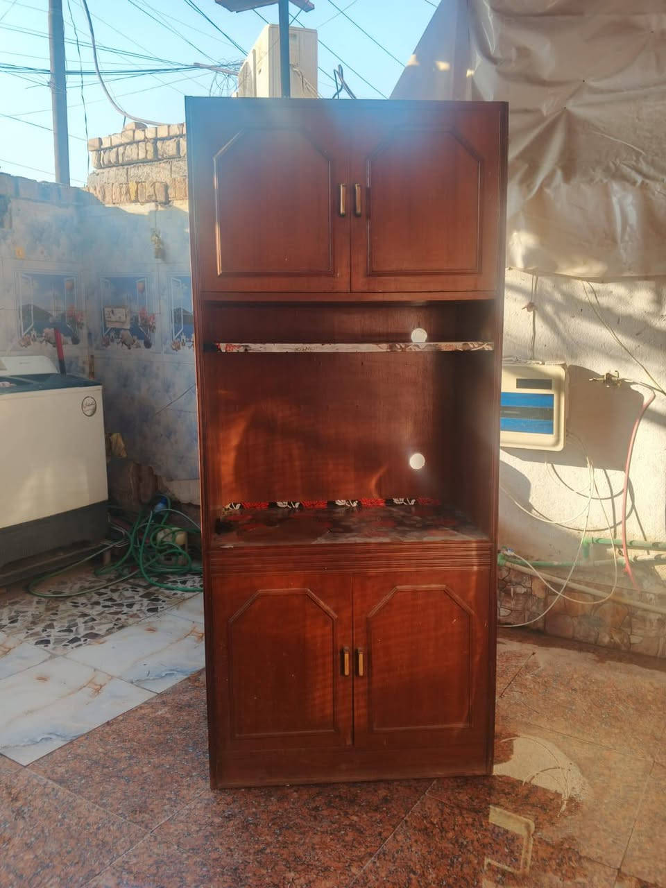 السلام عليكم ميازة صاج صاج الواحد 50كنتور ابو تلاثه المنيوم جديد 250شراي يتصل ***********
