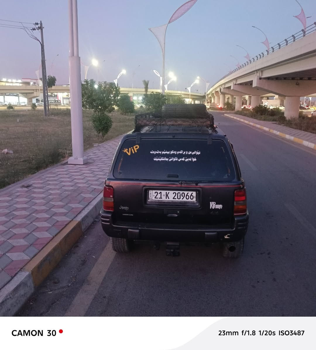 س ع جيب شاروكي موديل 96 سنويا لل29.. كير محرك بطه كير محرك شرط كهربائيات صدر كله جديد بس عندي صوت بالاكسل الباقي كله شرط السعر, 46 وبيها مجال عنوان كركوك *********** شرط التحويل

نص مكتوب في الصور:
- CAMON 30 23mm f/1.8 1/33s ISO2293
- CAMON 30 23mm f/1.8 1/20s ISO3487
- CAMON 30 • 23mm f/1.8 1/33s ISO2011
- CAMON 30 •
- 23mm f/1.8 1/20s ISO3756
- CAMON 30
- 23mm f/1.8 1/14s ISO6640
- CAMON 30  23mm f/1.8 1/14s ISO12800