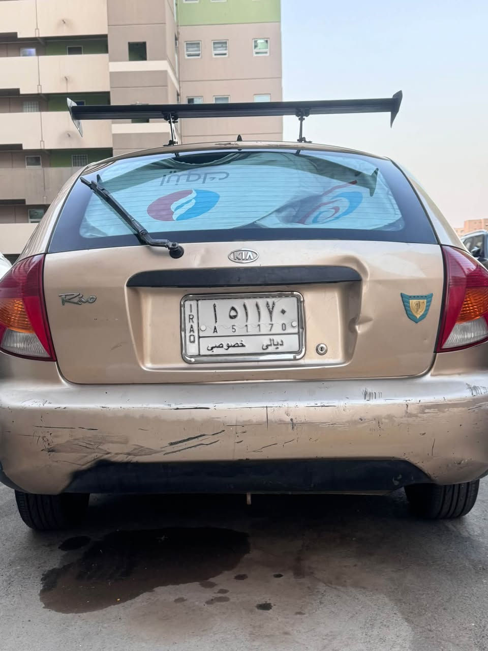 السلام عليكم كيا ريو موديل 2002 سياره نضيفه جداً كير عادي تبريد نقص غاز تخم تاير باتري جديد كهربئيات كل شغاله سياره مال جناي السعر 45$وبيهه مجال بسيط  ‭ ***********‬ابو سجاد  عنوان السياره بغداد مجمع بسمايه السكني
