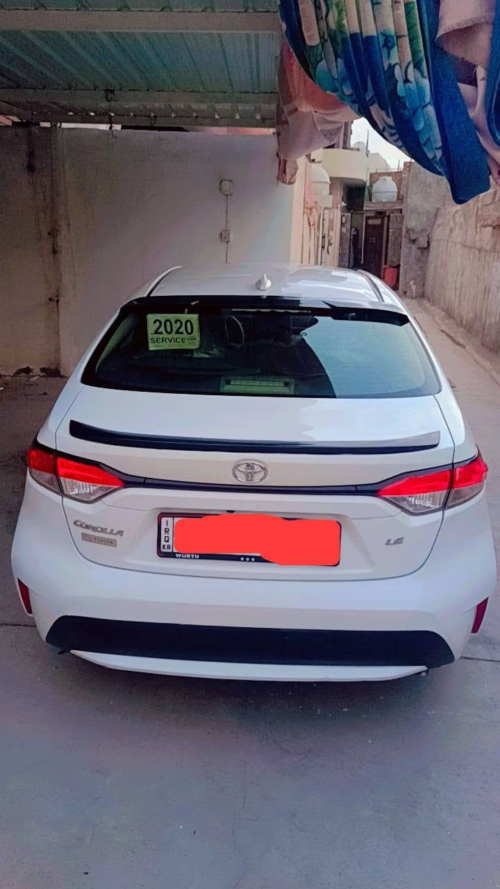 كورلا وارد امريكي موديل ٢٠٢٠ سليمانية باسمي الضرر موضح بالسونار مع الصور 
السيارة مال بيت ما تصرف عليها دينار محرك ١٨٠٠ وكير مكفولات السيارة التبريد ثلج وكهربائيات حدادية تخم تايرات جديد دوشمه جديده ما بيها نقص نهائيا السيارة مصروف ومتعوب عليها مال جنايه سنويه وهزة جديده مكان السيارة ديالى المقدادية
السعر ١٤٥$ وبيها مجال.. للإستفسار 
الاتصال على الرقم ***********
