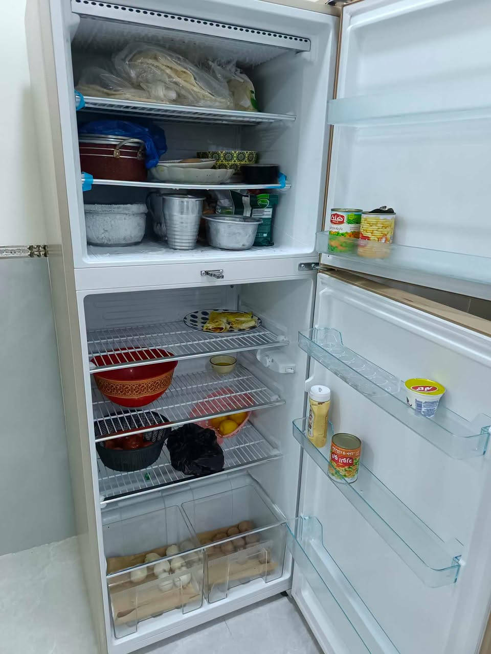 ثلاجه هايفر • جديده • بها ضمان
