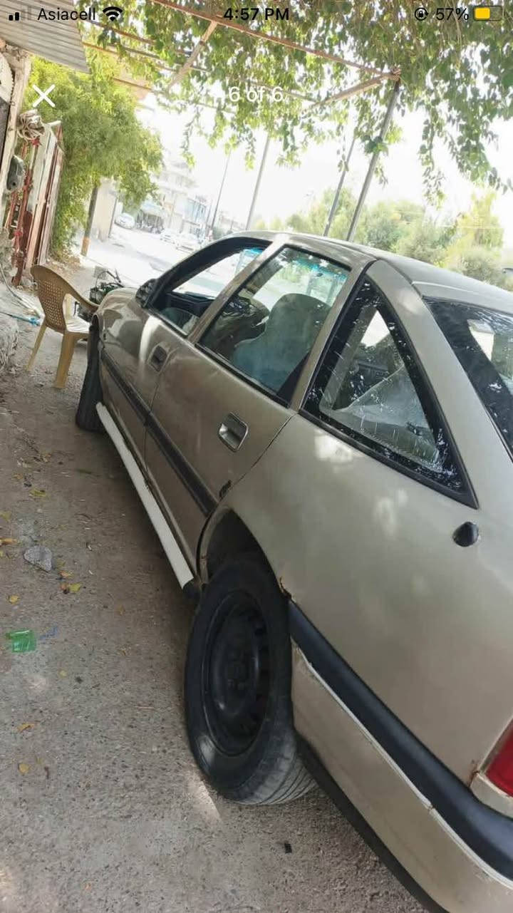 ئوپل فكترا 1991 علوج علوج 
مه كينه 20 ئه وروپي قه باغ ره ش 
گيرو مه كينه به شه رتي فيتر 
كاره بايي مه زبوته 4جام كاره با 
سه ياره كه كه فيلي مالي دزياري پاره ي كه سي تيا نه بي 
نرخي 9گه لا قفل قفل السليمانية, العراق

نص مكتوب في الصور:
- Asiacell 4:57 PM 57% 1 of 6
- Asiacell 4:57 PM 57%
- 2 of 6