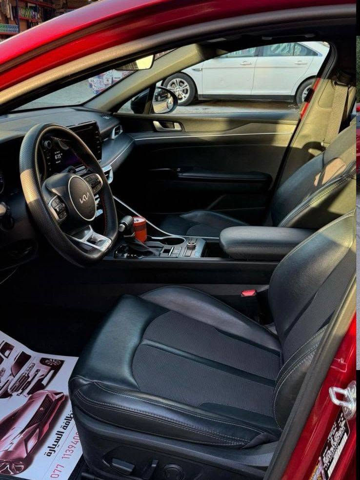 كيا فايف - KIA K5
موديل 2023
ماشية 70 الف
حادث / ضرر قليل بالجاملغ وصبغ 
بدون اير باك 
گئر ومحرك وحجر بيئه ورادار كلها سليمة شركة ✅

موصفات فول 1/1👇
بانوراما
بصمة ابواب
بصمة تشغيل 
كشن جلد وكهربائي
موبايل شحن
اوتو هولد
بريك بصمة
تشغيل عن بعد
رادار امامي  جانبي 
تحديد مسار قيادة آليه 
مانع انزلاق
انضمة قيادة 4 
شاشة مع كامرا خلفي 
ويل كب كروم
فول تحكمات
 استيرن جهتين
السعر 175 وبيها مجال ***********

نص مكتوب في الصور:
- iQ