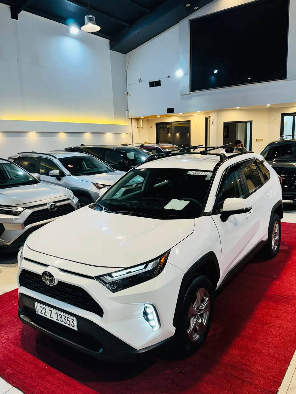 Toyota RAV42023  XLE
اللون . ابيض 
#رقم أربيل 
 كابون بانزين 
عداد المسافات 39الف    ميل  mile
حجم المحرك 4 سلندر (2.5L) 

المواصفات :
كشنات.  قماش 
بصمة ابواب
تشغيل عن بعد 
بصمة تشغيل 
رادار أمامي(تحديد مسار)
رادار جانبي (نقاط عمياء)
رادار خلفي(التحذير من الاصطدام)
تحكم وضعيات القيادة Drive Modes 
اوتو ستارت (Auto start)
اوتو ستوب(Auto Stop)
هاند بريك بصمة
اوتو هولد(Auto Hold)
تحكم وضعيات القيادة ECO,NORMAL,SPORT
مانع انزلاق+ABS
حساسات خلفية+كاميرا
تحكمات استيرن
تبريد قطعتين 
وبقية مواصفات XLE المعروفة
الضرر كما موضح بالصور: 
بدون ايرباك
#السعر 245$
العنوان كركوك
 
 معرض هشام الحمداني لتجارة السيارات 

للاستفسار الاتصال بالرقم 

                                                        ***********
