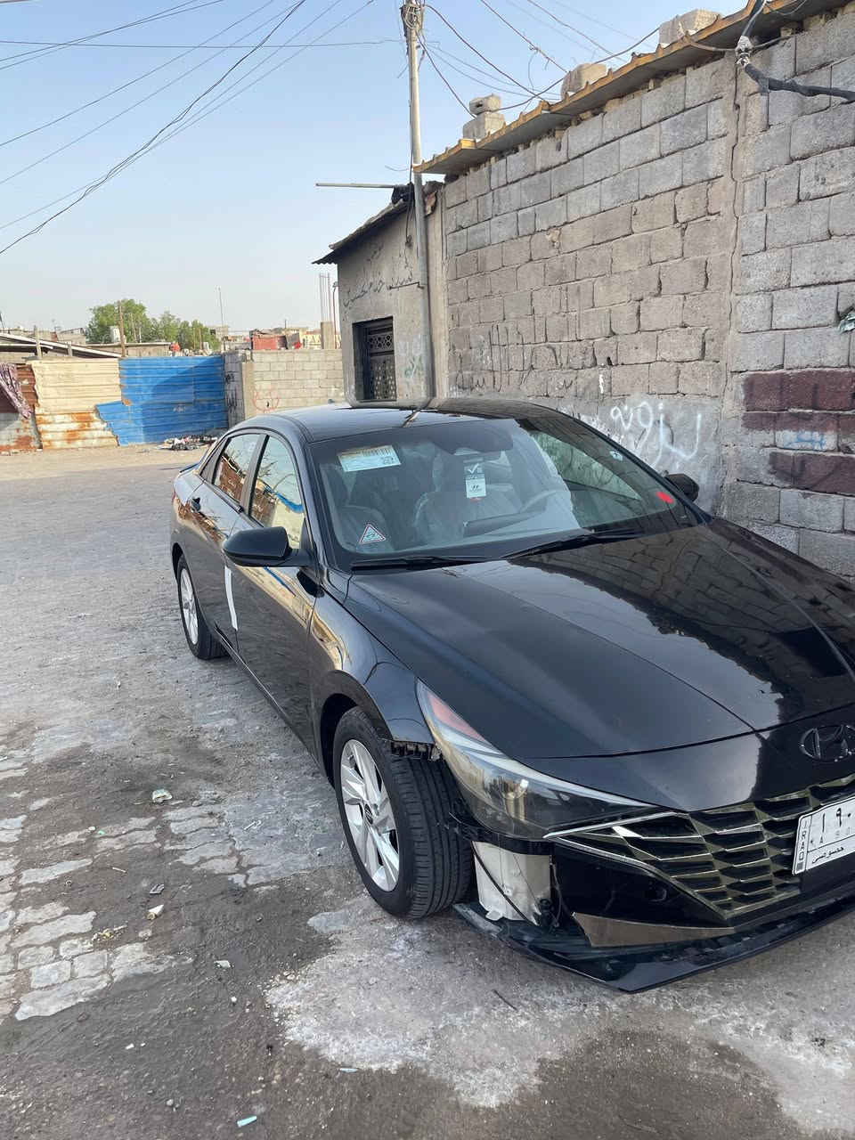ضربه جامد • بونيت مفتوح • مصبوغ