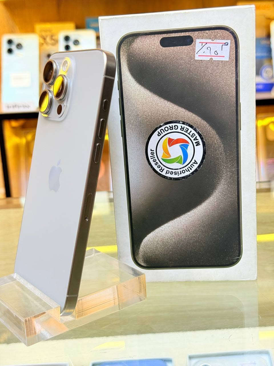 أيفون15 برو ماكس لون مميز ذاكره 256 بطاريه 95 ممبدل بي شي مع ضمان 5 ايام نضافه 100‎%‎ كامل ملحقاته  وتر بروف عل حاسبه كله نورمل المكان بغداد البياع شارع 13 مركز الريس للموبايل
💸متوفر اقصاد رافدين ⭕️رشيد ⭕️ اهلي العراقي 💸
السعر مليون و50 الف 
***********
أيفون15 برو ماكس لون مميز ذاكره 256 بطاريه 95 ممبدل بي شي مع ضمان 5 ايام نضافه 100‎%‎ كامل ملحقاته  وتر بروف عل حاسبه كله نورمل المكان بغداد البياع شارع 13 مركز الريس للموبايل

نص مكتوب في الصور:
- ٨:٤٢
- حالة البطارية
- عادية
- تعمل بطارية iPhone هذه على النحو المتوقع. حول البطارية والضمان...
- الحد الأقصى للقدرة
- ٩٥٪
- هذا قياس لقدرة البطارية مقارنة بقدرتها عندما كانت جديدة. قد تتسبب القدرة المنخفضة بتقليل ساعات الاستخدام بين عملية الشحن والأخرى.
- عدد الدورات
- ٢٧٣
- هذا هو عدد مرات استهلاك iPhone لقدرة البطارية. معرفة المزيد...
- تاريخ التصنيع
- آذار ٢٠٢٤
- أول استخدام
- تموز ٢٠٢٤