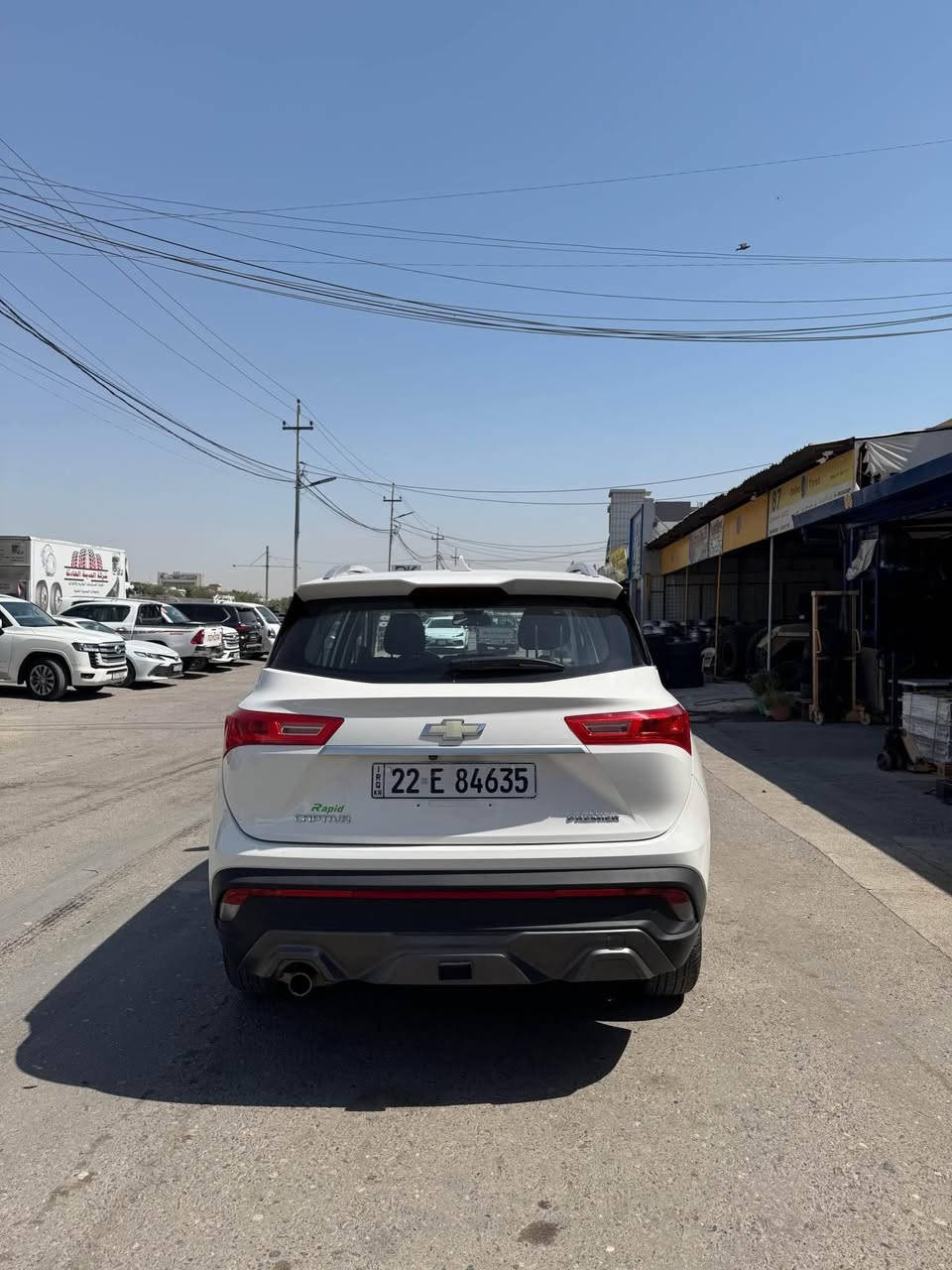 شوفرليت كابتيفيا فول مواسةفات سلايت بةسمه كوشن كارةباي حساس بيش و بشت بريك بةسمة  مةكينةي كرايتةوة  كير و كارةبايات مةكينة بةشةرت نيو بونيت سبوغة 
نرخي ١٢٠$ مةجالةكي برايانة 
*********** أربيل, العراق
