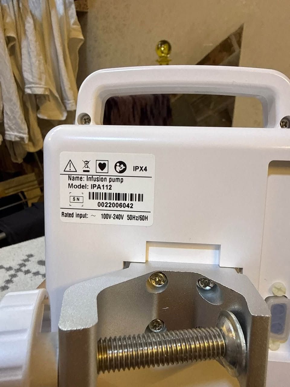 جهاز مضخة الحقن الوريدية (Infusion Pump) موديل IPA112
غير مستخدم اكثر من قطعه سعر القطعه 350الف واتساب ***********

