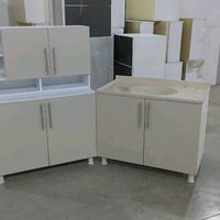 كاونتر MDF • سنك مرمر • توصيل