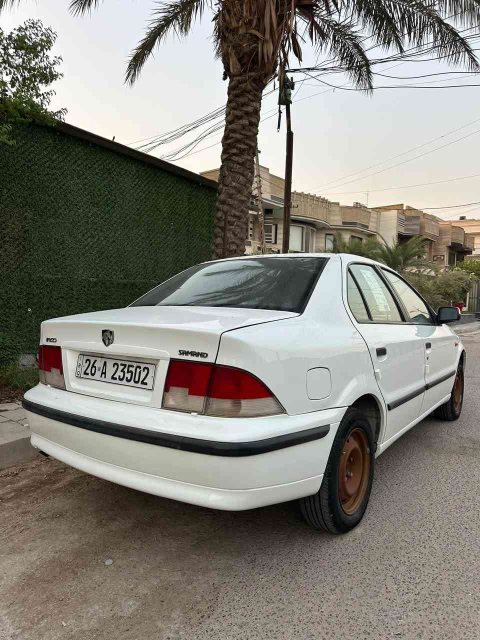 سلام عليكم سمند موديل ٢٠١١ على وضع شركه ماشيه ٦٣ ألف سياره جديده بمعنى الكلام لا ضربه ولا صبغ ولا تبديل باسمي تحويل ثاني يوم مشروع وطني المكان بغداد البلديات شرط تجي وتشوف بعينك ‭***********‬ السعر ٥٣ ومجال بسيط جدا

