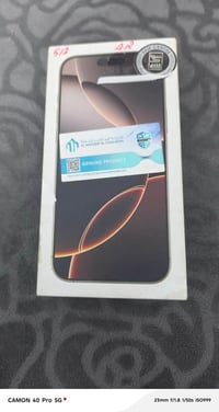كامون ٤٠ برو 5G • ٥١٢ • باتري ٩٥٪