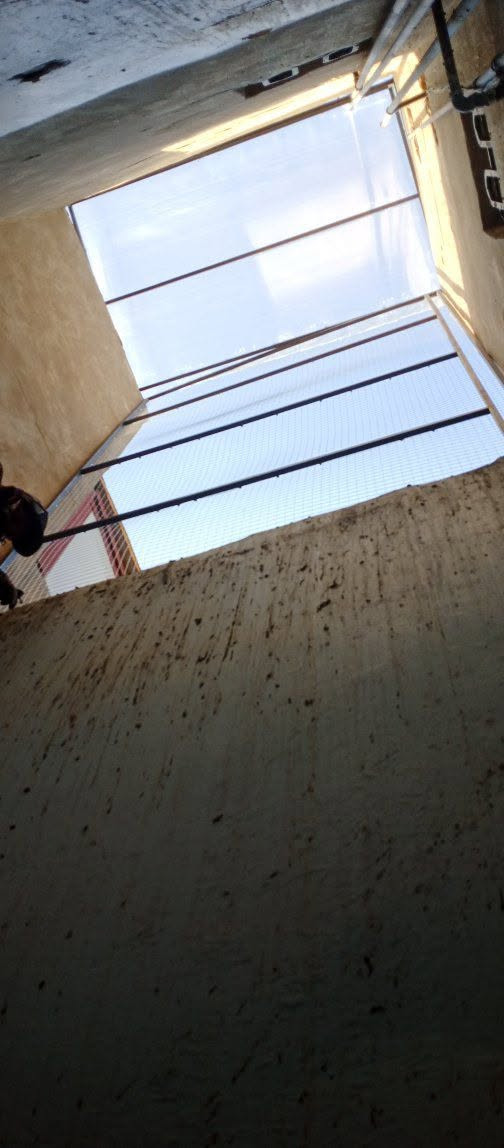 تغليف وعمل المناورة سكاي لايت واشبيك لتخلص من الطيور وتراكم فضلاتها
