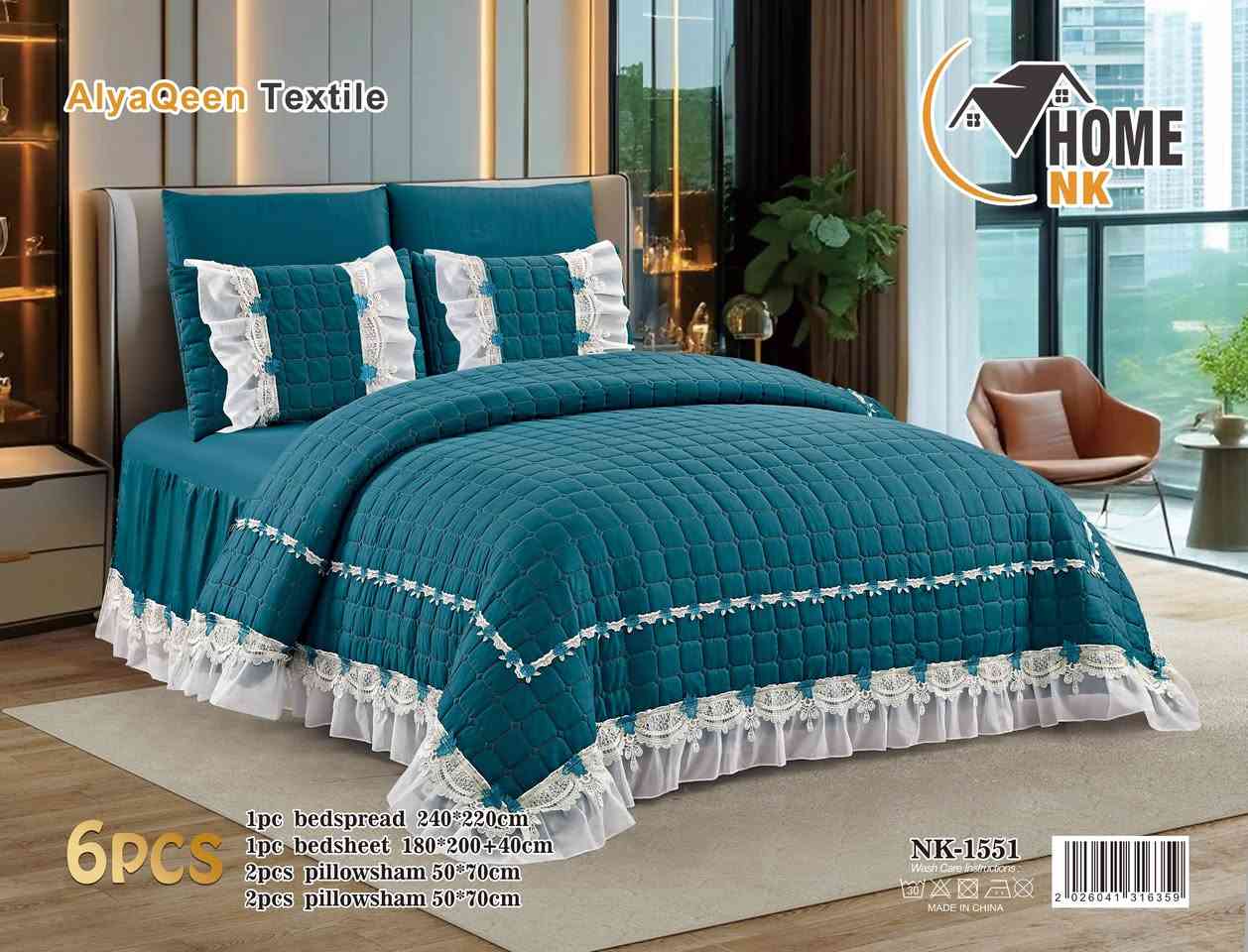 ✨ مفروشات البيت الملكي ✨
___________________________
توفر الان ……….
أفخم فرشة مقرنصة نفرين 👑 (6قطع

#القياسات :
•فرشه مقرنصه قياس220x240 cm+10
•شرشف تلبيس نزال كيبور قياس  30+180x200
•4وجه مخاد قياس 50x75 cm

🛏️ تصميم أنيق وفخم يضيف لمسة ملكية لغرفتكم
🧵 قماش ناعم ومريح بجودة عالية
🎨 ألوان راقية تناسب كل الأذواق
💤 راحة مثالية ونوم هادئ

🔥 العرض متوفر الآن وبأسعار مناسبة 🔥

📍 العنوان: صلاح الدين / قضاء بلد – شارع العريض قرب حلويات أحفاد علي الحمداني
🚚 توصيل سريع داخل قضاء بلد فقط
📞 للحجز والاستفسار: ***********

📩 راسلنا الآن واحجز قبل نفاد الكمية!

⸻

