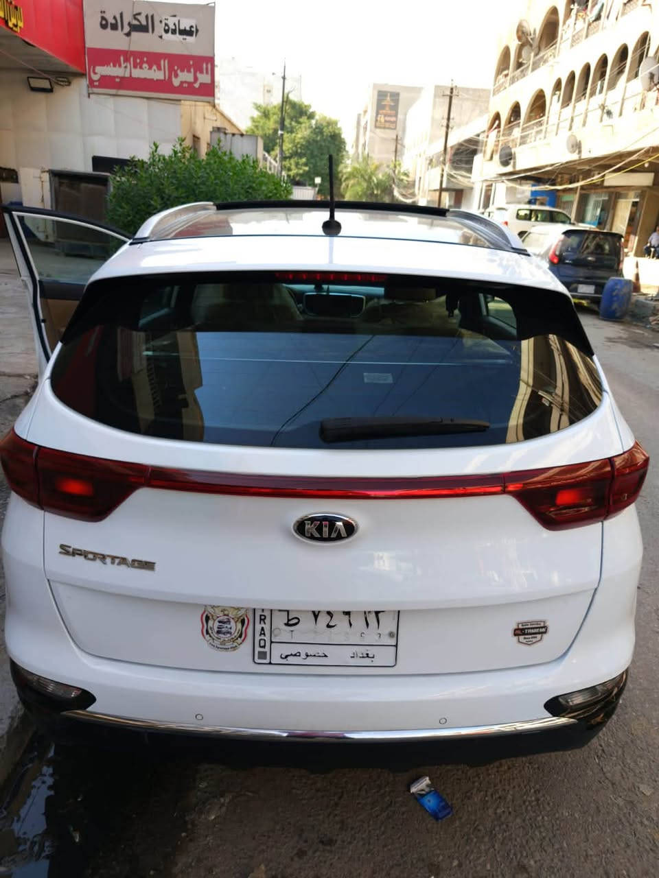 كيا سبورتاج خليجي موديل 2020 رقم بغداد ماشية 83000 بيها صبغ ربع الدعامية الامامية بانوراما بصمة جلد كشن كهرباء حساس امامي وخلفي كير ومحرك مكفولات السعر 19500$ وبيها مجال قليل رقم تليفون
‏***********    ‭***********
