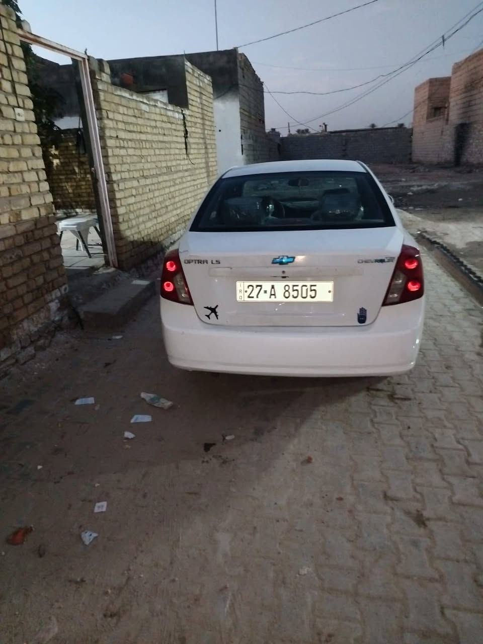 🚗 للبيع: شيفروليه أوبترا (Chevrolet Optra)
* النوع: شيفروليه أوبترا Sedan.
 * الموديل: 2011.
 * اللون: أبيض.
 * رقم السيارة: رقم مميز (27-A 8505).
 * حالة المحرك والكير بحالة الوكالة
***********

