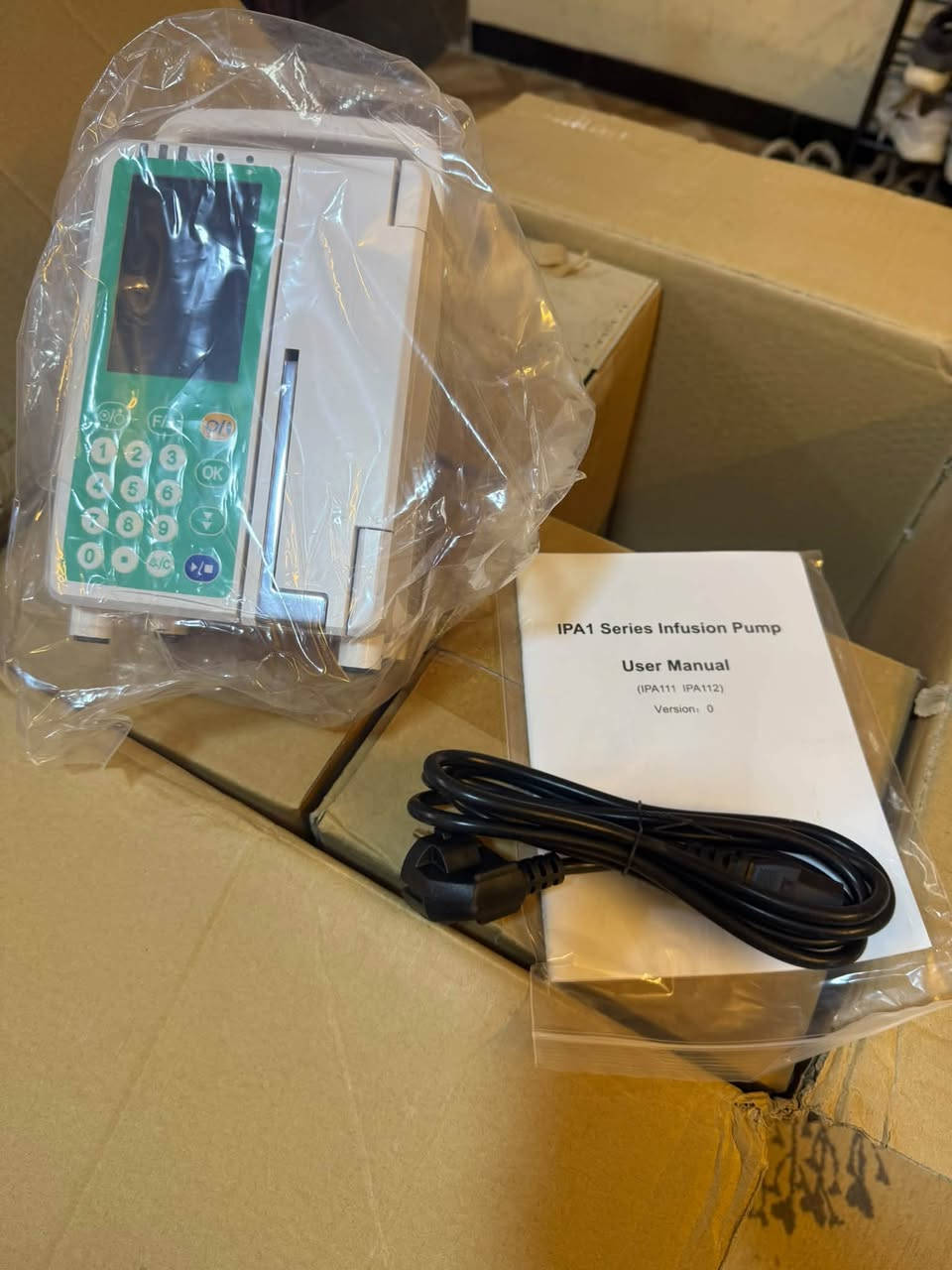 جهاز مضخة الحقن الوريدية (Infusion Pump) موديل IPA112
غير مستخدم اكثر من قطعه سعر القطعه 350الف واتساب ***********
