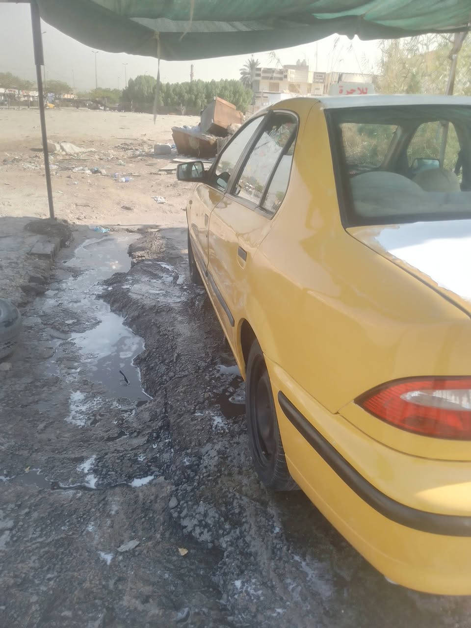 سلام عليكم سمند12مكفولة من الضربة وصبغ مكينةوكيروصدربجيس تايرات جدددهيئة مصفرة *********** السعر 35
