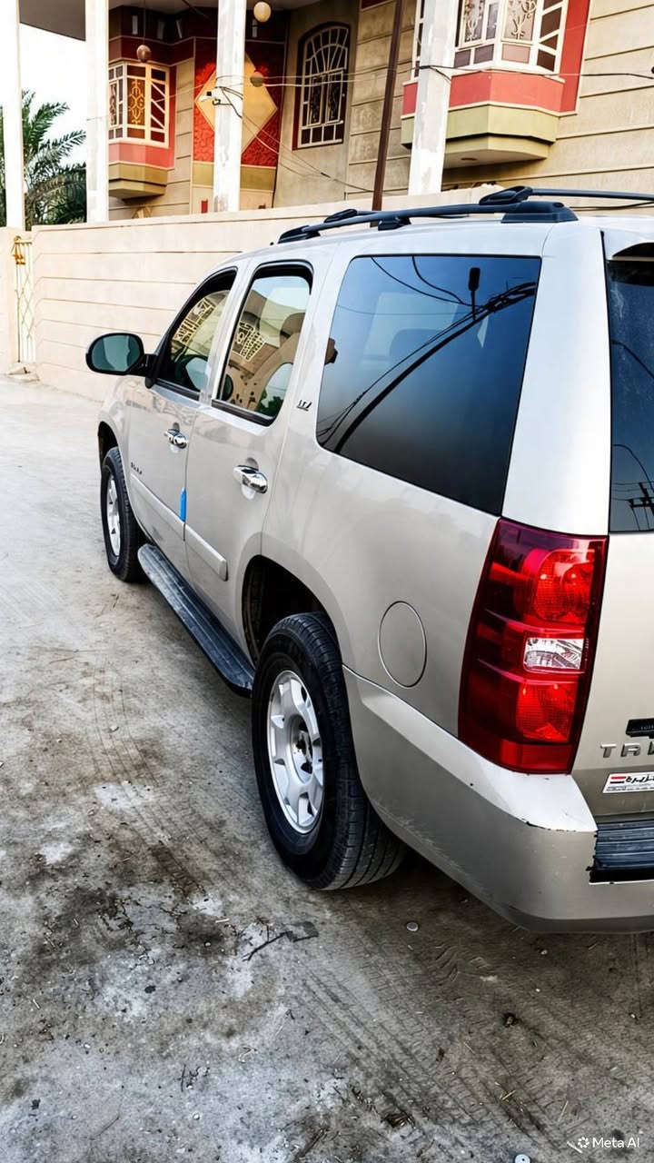 سلام عليكم تاهو للبيع 2007 LTZ بدون فتحة وارد كندي كشنات تدفئه تحكم كهرباء مكينة وكير مكفولات كفالة عامة السيارة مكفولة عدى بيهة صفحة صبغ اثر جراد بدون معجون تخم تاير جديد رقم بغداد باسمي للاسفسار *********** اتصل انة مكلف بلنشر
