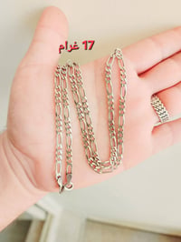 زنجيل ايطالي فضه 925 نضافه عاليه  الوزن 17 غرام  السعر 60 الف نهائي  م...