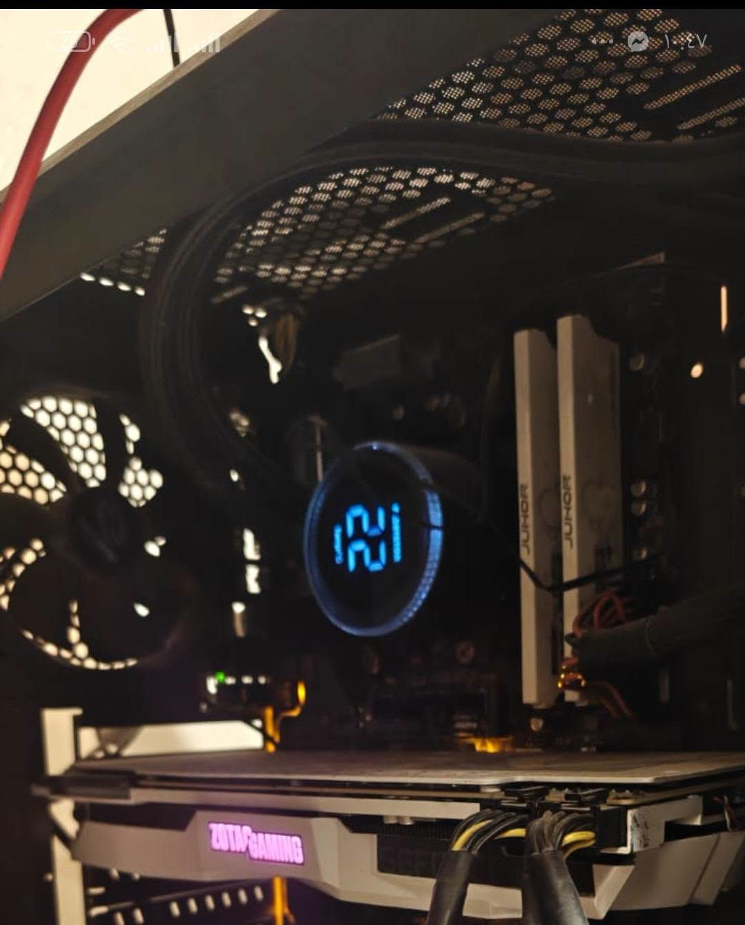 تجميعة تفصيخ للبيع توصيل موجود
ASUS PRIME B450-PLUS 4SLOT 
AMD R5 5500 BOX 
 250 الف

DDR4 8X2 16G 3200HZ WAHITE JOHR
110 الف 

HDD WD BLUE 1T
30 الف 

SSD SATA KINGSTON 240G
30 الف 

POWER SUPLAY 650WAT CORSIAR 
55 الف 

CASE SA BLACK +4FANS +HUB
كامل 40 الف 

Cooler 240MM Monitor 
 40 الف بي شاشة قرائة رايزن وانتل 

تواصل
***********
