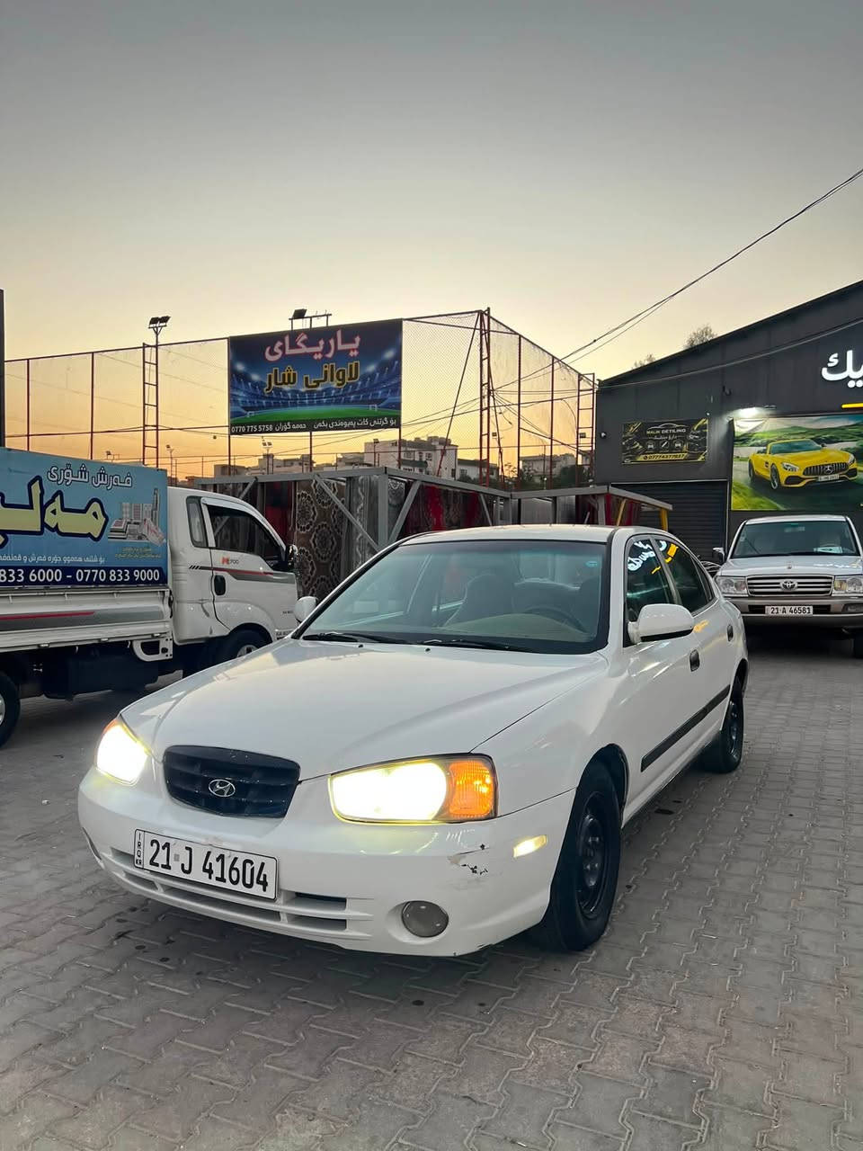 هۆندا النترا مودیل٢٠٠٢گیرعادی مەکینە ٢٠ خلیجی تەبرید لەسەر سیوچ لایت زینون کارەبای هەمووی بەشەرت سەیارەکە کامل بۆیاخە لەسەر ساخی دەعمو لیدراوی نیە رەقەم سلیمانی سەنەوی تا٢٠٣٠تازەیە گیرو مەکینە بەشەرت تەحویل خرامە براوە بەشەرت سعری ٤٨گەلاو معامەلە شوین سلیمانی 
***********
