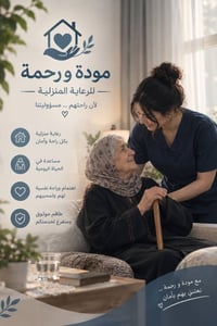 رعاية منزلية • رعاية كبار السن • منطقة الحرية