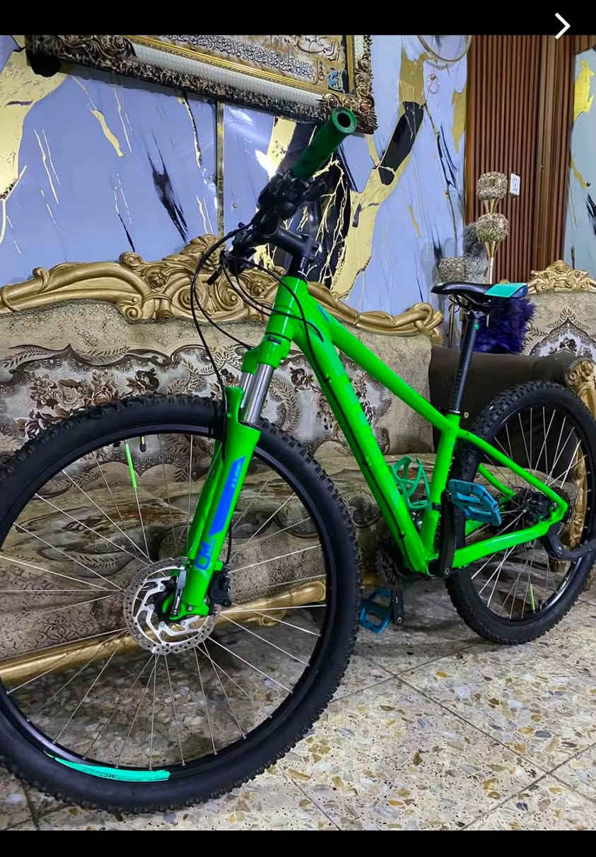 🚲 الوحش الألماني CUBE AKIM 💚

💚 وينهم عشّاق الألماني؟ 💚
جبتلكم الوحش الألماني CUBE AKIM 🇩🇪🔥
وبـ أنسب وأرخص سعر بالعراق!

💵 السعر: 415االف فقط
🔥 وبيها مجال بسيط كلش
نفسها تنعرض بـ 600$ وأكثر!

🟢 المواصفات:
💚 فريم حديث وايرات دفن حجم 27.5 S
💚 فريم ألمنيوم بالكامل
💚 بريكات هايدروليك Shimano
💚 سيت Shimano Acera بالكامل
💚 نظام 3×8 سرعات
💚 مجمع ركبة FSA بولبرن
💚 بطيخات وفلنجات كبس
💚 دبل SR Suntour
💚 4 تحكات قفل + فتح
💚 تحكم من الستيرن
💚 تقوية وترخية حسب وزنك
💚 سرج + مده سرج + ركبة + ستيرن ختم CUBE
💚 قاعدة مطارة من ماركة T-One

🔥 الدراجة جاهزة من كلشي وما تحتاج أي شي!

⚠️ ملاحظة:
بيها فقط شخط بالفريم، موضح بالصور، بسبب حشر الزنجيل بين الصينية والفريم وصار الشخط بهالشكل.

📍 العنوان: بغداد – الكفاح – شارع الشيخ عمر
📌 قرب مستشفى الطوارئ

📩 للاستفسار خاص
📞 ***********

💚🚲 CUBE AKIM — ألماني، مرتب، وسعر ما يتعوّض!
