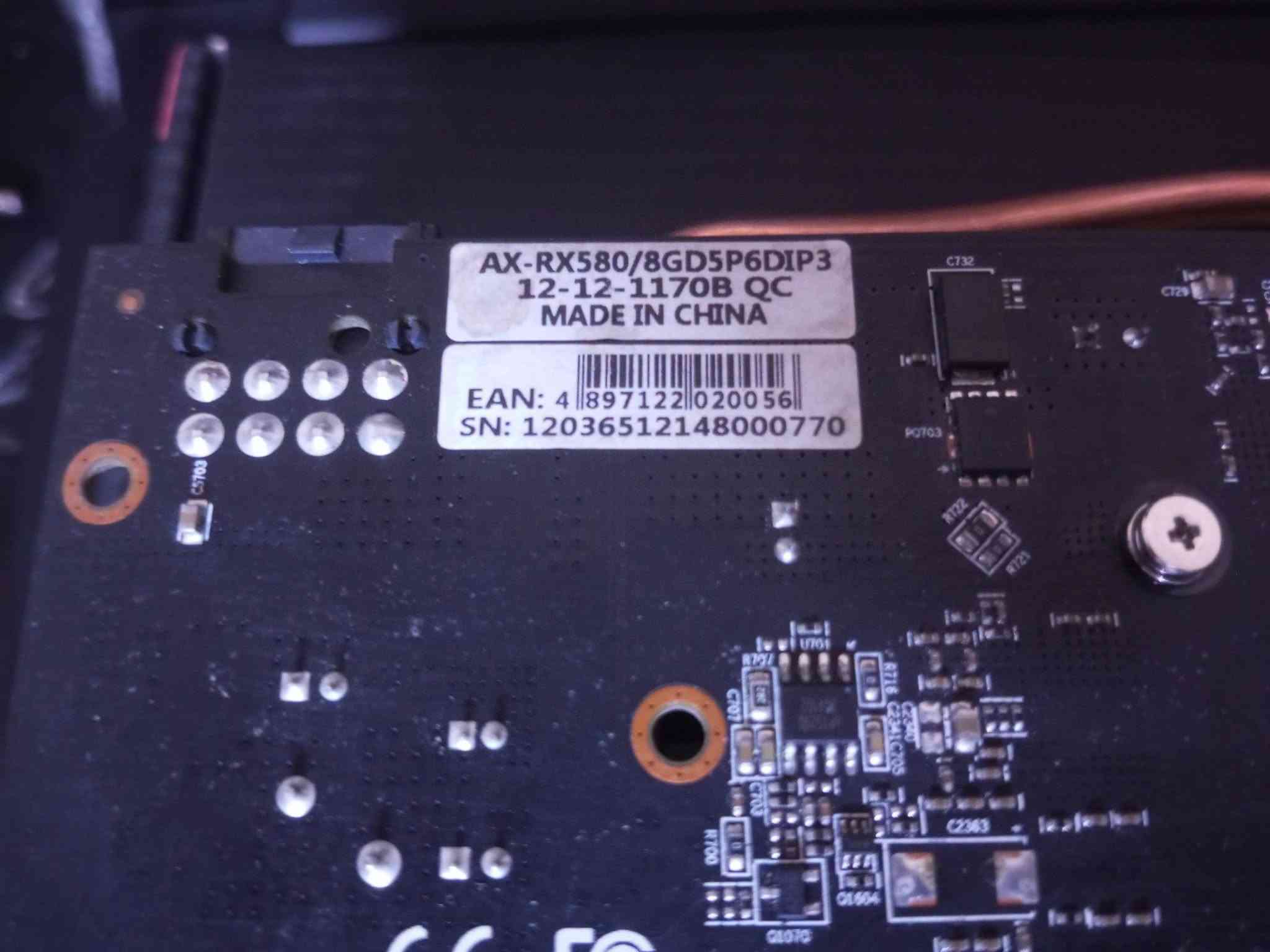 سلام عليكم 

توفر كرت شاشة 
RX580 8gb Axle (مجدد) 

تحت ضغط توصل حرارتة 70

كارت نظيف ويجي ويا ضمان فحص 

سعر كرت 100 الف مع توصيل

يوجد توصيل لجميع محافظات العراق 

مكاني ديوانية حي جزائر 

للاستفسار على الخاص
او 
الواتس اب فقط: 
***********

نص مكتوب في الصور:
- 2.10.2.0
- ng...
- %
- 60000 ms
- , avg: 55
- 00:00:27
- 1514
- 13.987 ms
- 1920 x 1080
- Off
- K 580 2048SP
- Core Profile Context 23.9.1.230821
- RX 580 2048SP
- DEV:1002-6FDF SUB:1002-831 REV:EF
- 54° C
- 3% (386 MB)
- 1141 RPM (0%)
- core: 1250 MHz - mem: 1750 MHz (7.0Gbps)
- FURMARK
- 10 2.0 build Oct 26 2025@07:47:52