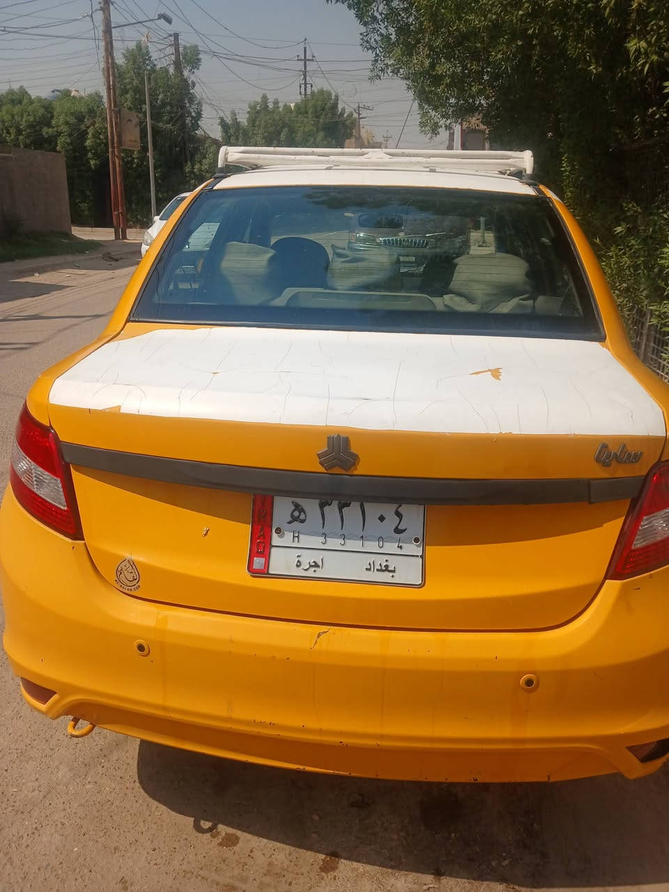 ساينا ١٨ جاملغ أمامي يسار صبغ فقط والباقي مكفول  كير محرك تبريد مكفول مصفره هيئة وغرامات بغداد بسمي مكاني زعفرانيه السعر ٤٢ قفل رقمي ***********

