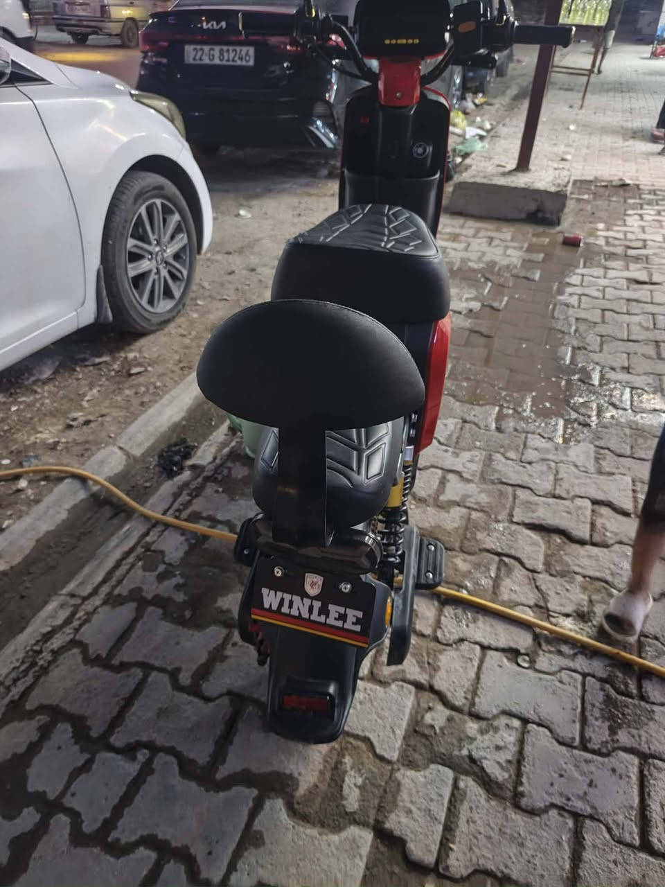 السلام عليكم دراجه شحن K9 جديده 5بطاريات 4سرع
ام يثري لايت نشره زنون
بايدر مكفول وجديده 
المكان نجف المناذره حي العسكري 
تواصل علئ هذا الرقم ***********
